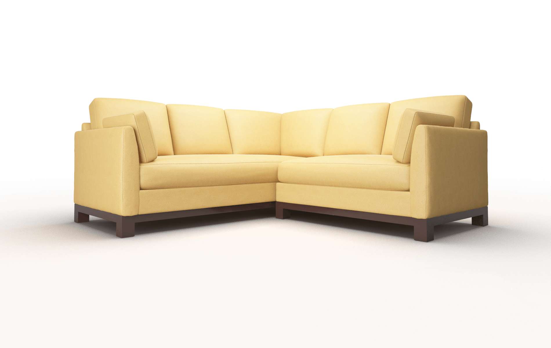 Dover Bella amber Sectional Espresso Legs  1