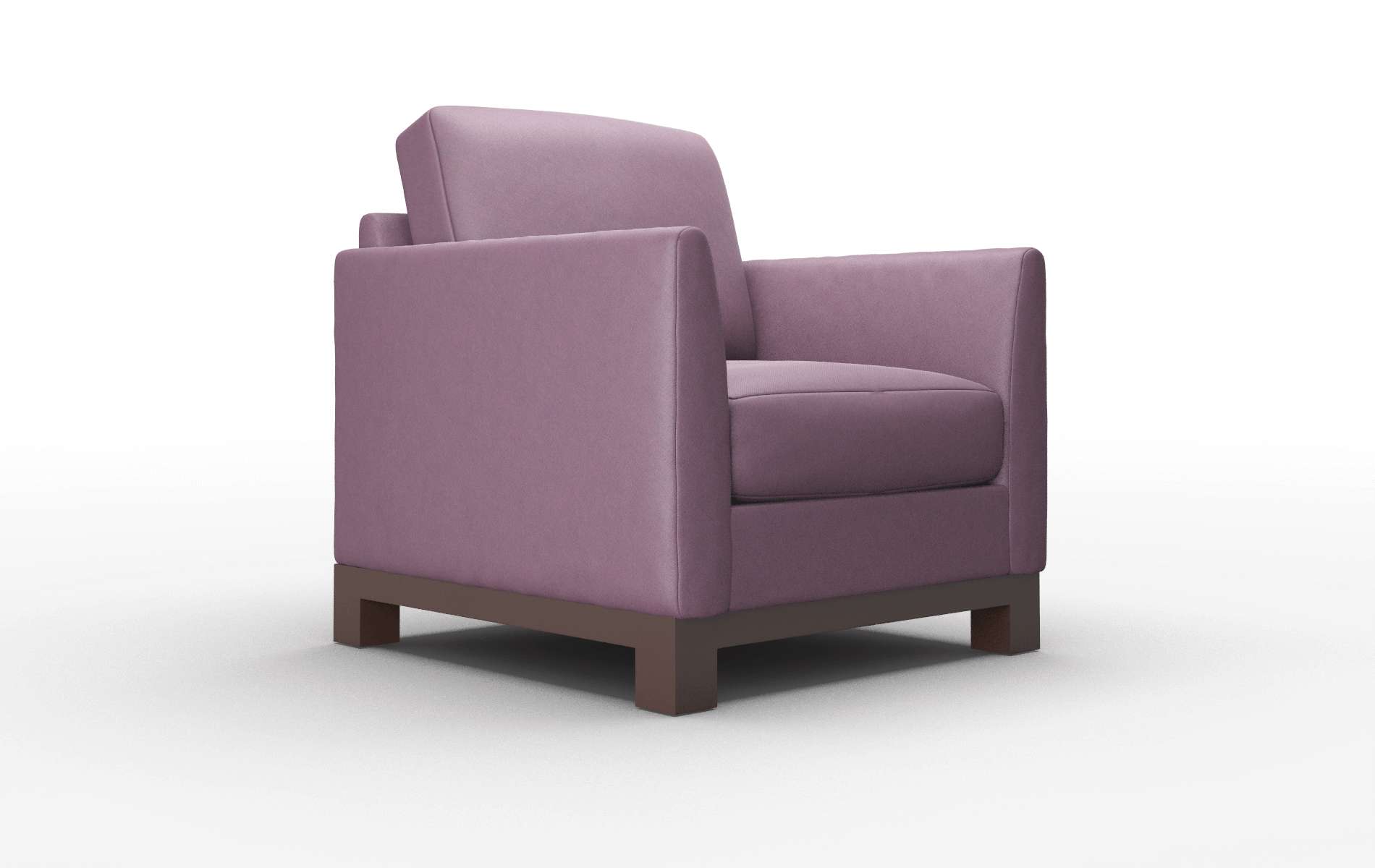 Dover Bella Aubergine Chair espresso legs 2