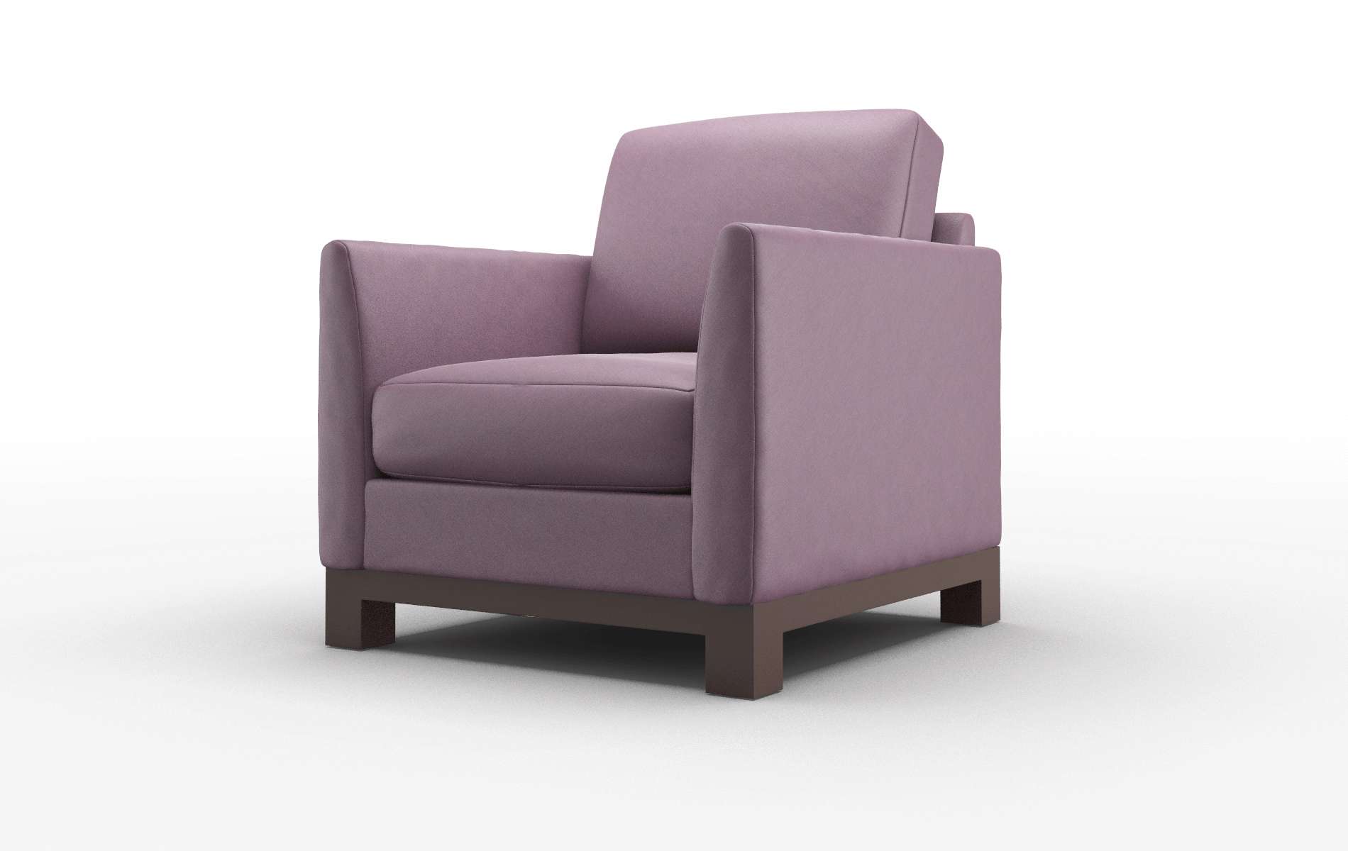 Dover Bella Aubergine Chair espresso legs 4