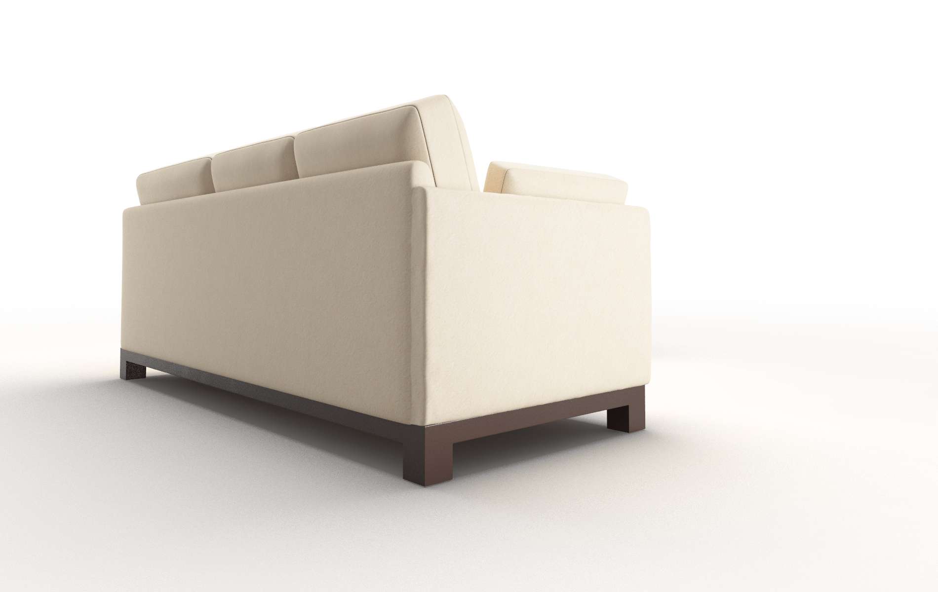 Dover Bella Buckwheat Sectional espresso legs 3