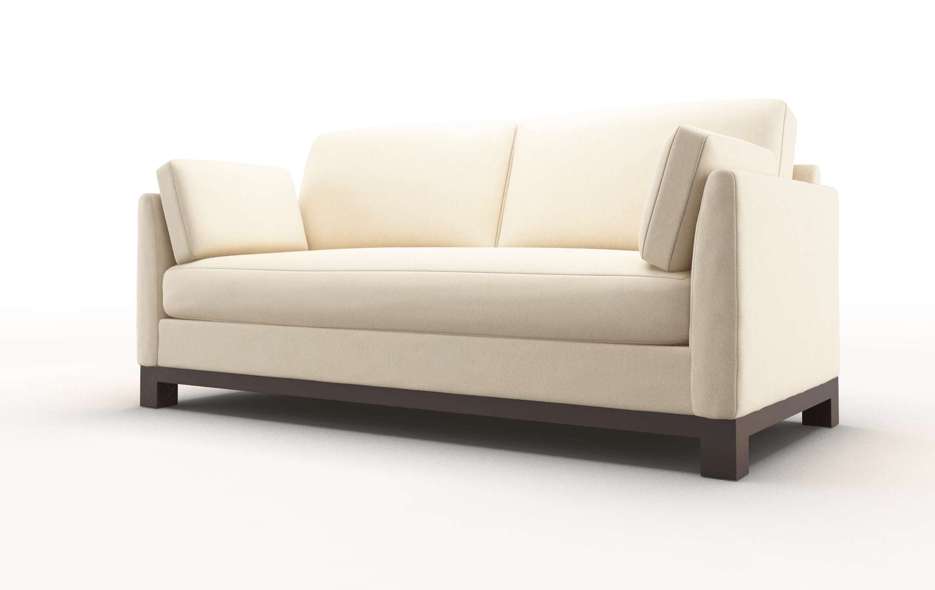 Dover Bella Buckwheat Sofa espresso legs 4