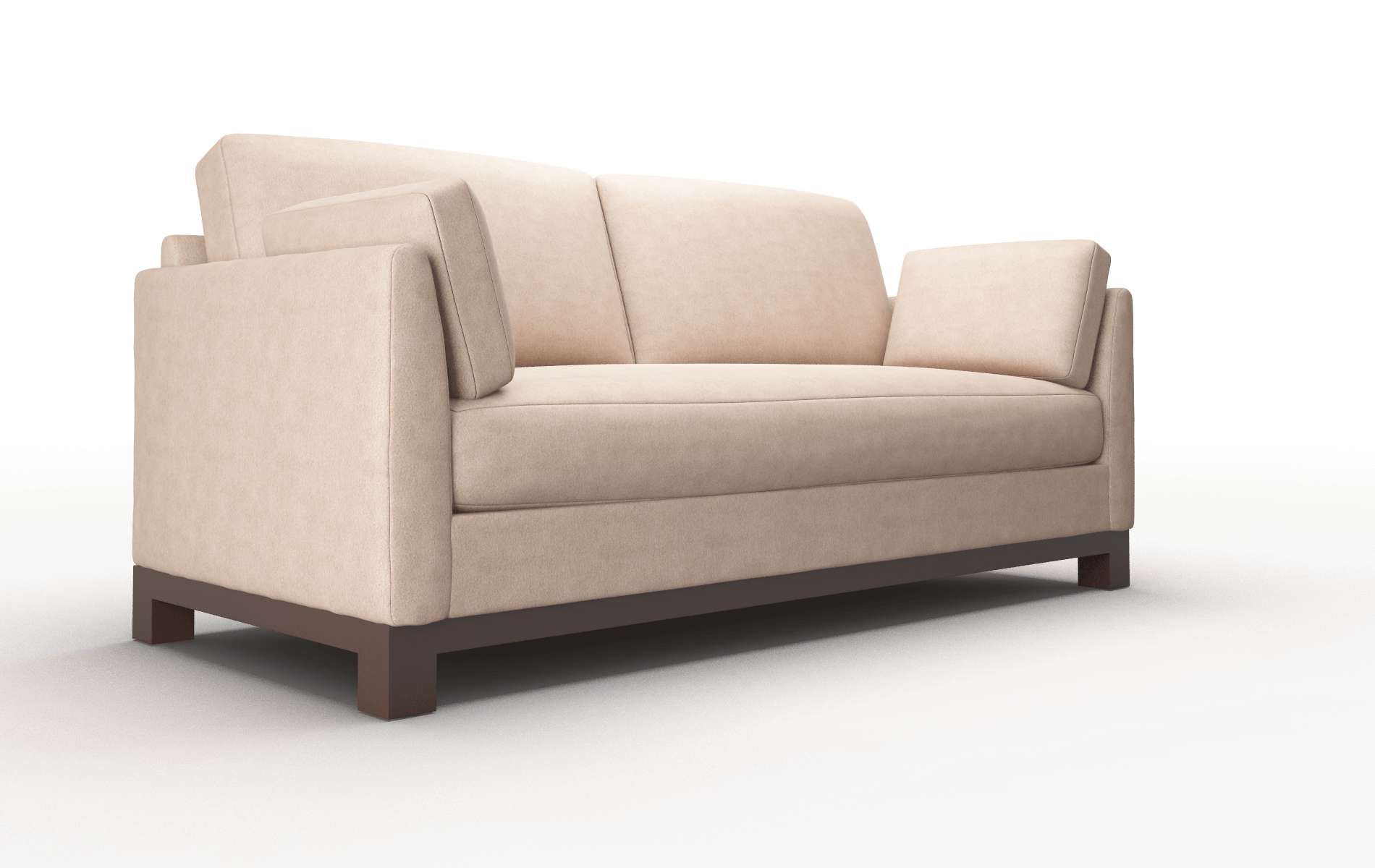 Dover Bella Cocoa Sofa espresso legs 2