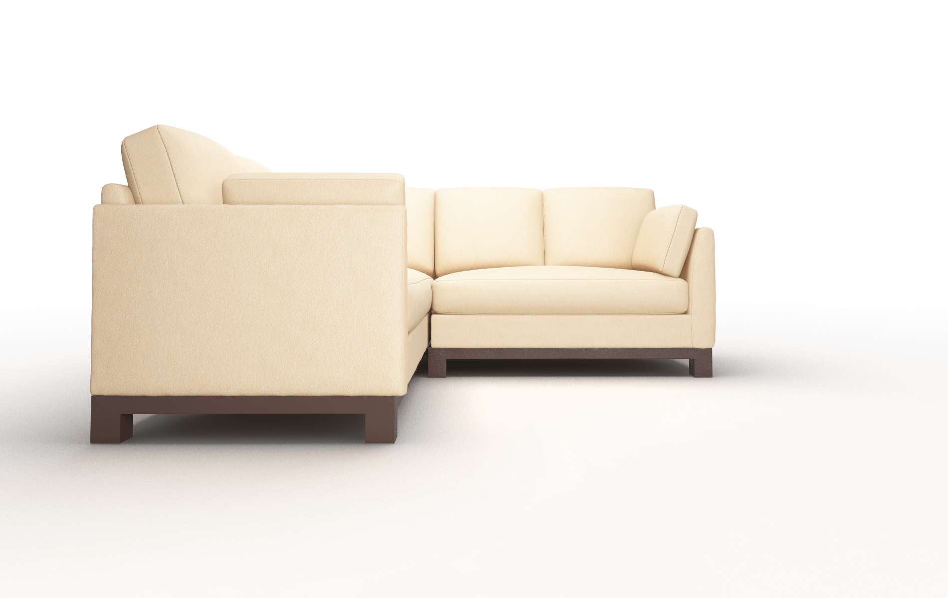 Dover Bella Coffee Sectional espresso legs 2