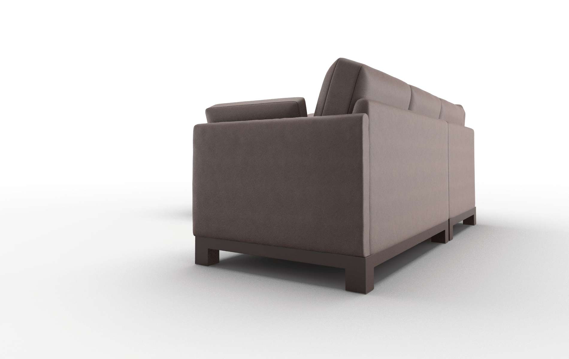 Dover Bella Espresso Sectional espresso legs 4