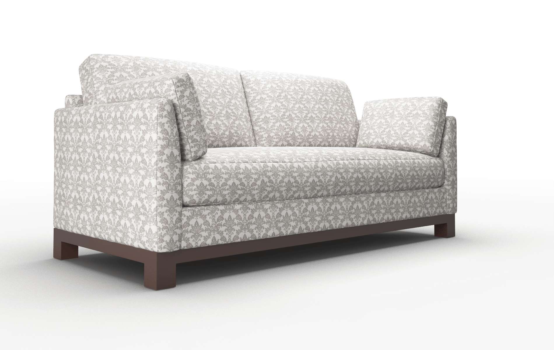 Dover Bergamo Dove Sofa espresso legs 2
