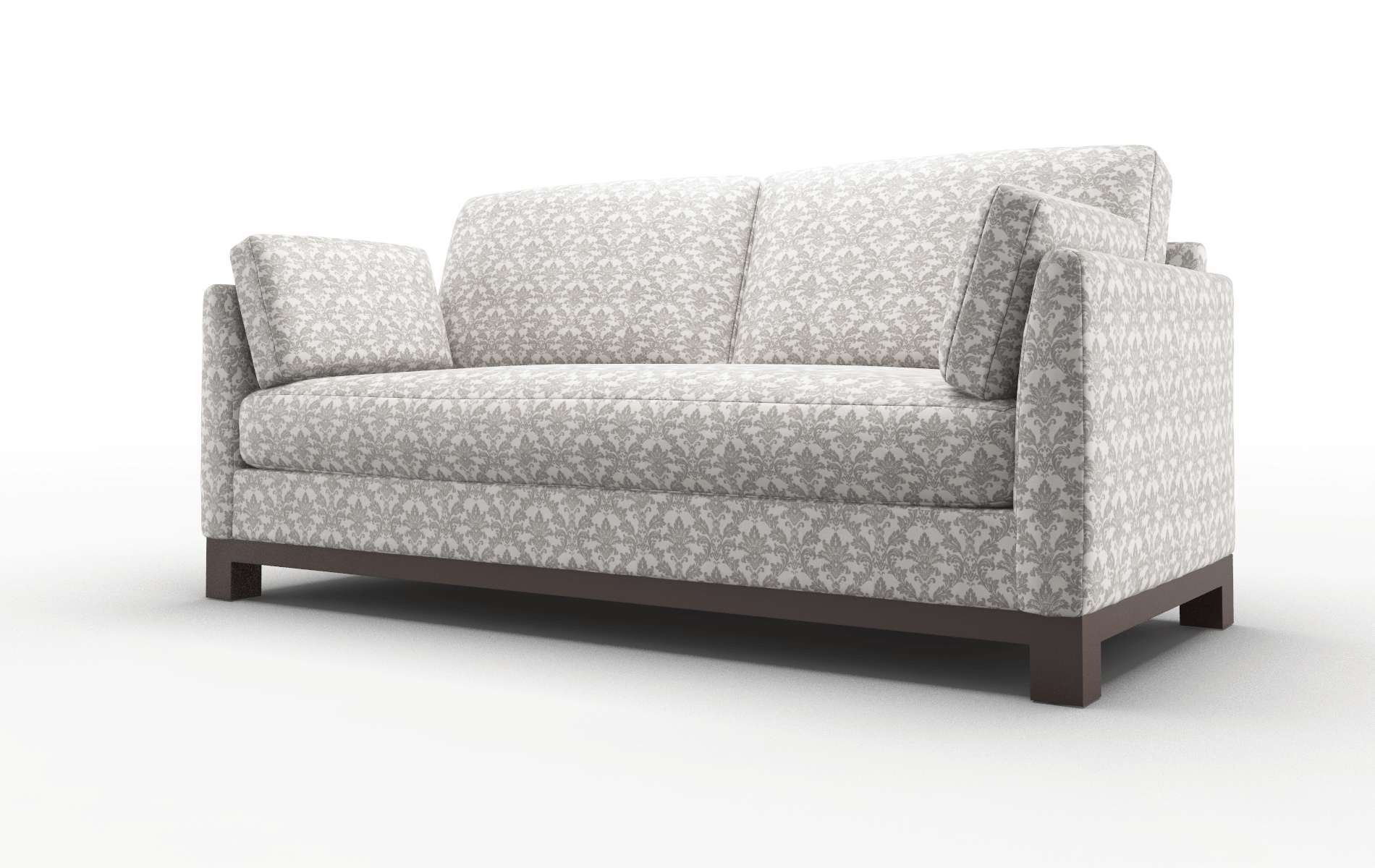 Dover Bergamo Dove Sofa espresso legs 4