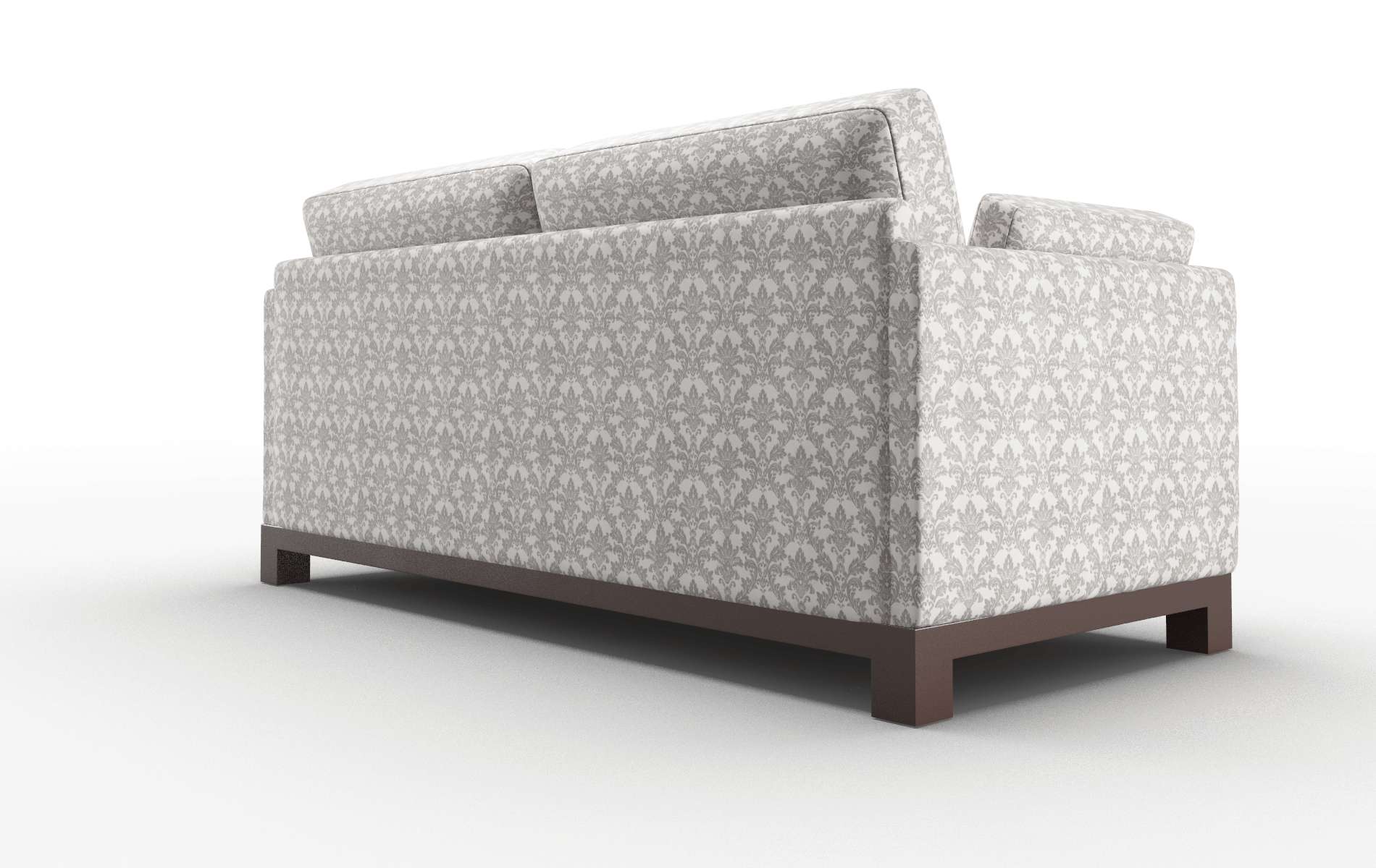 Dover Bergamo Dove Sofa espresso legs 5