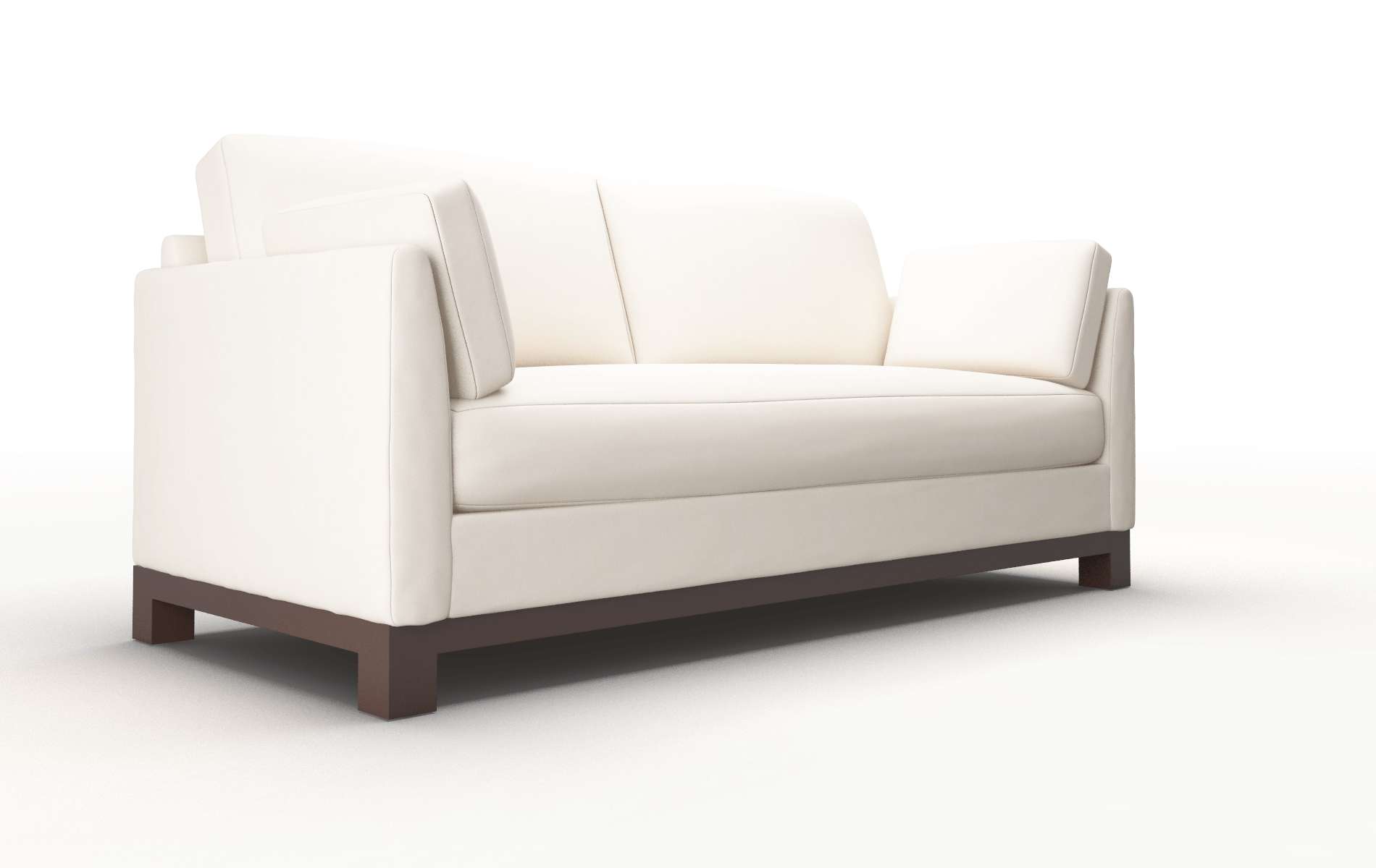 Dover Blanche Milky Sofa espresso legs 2