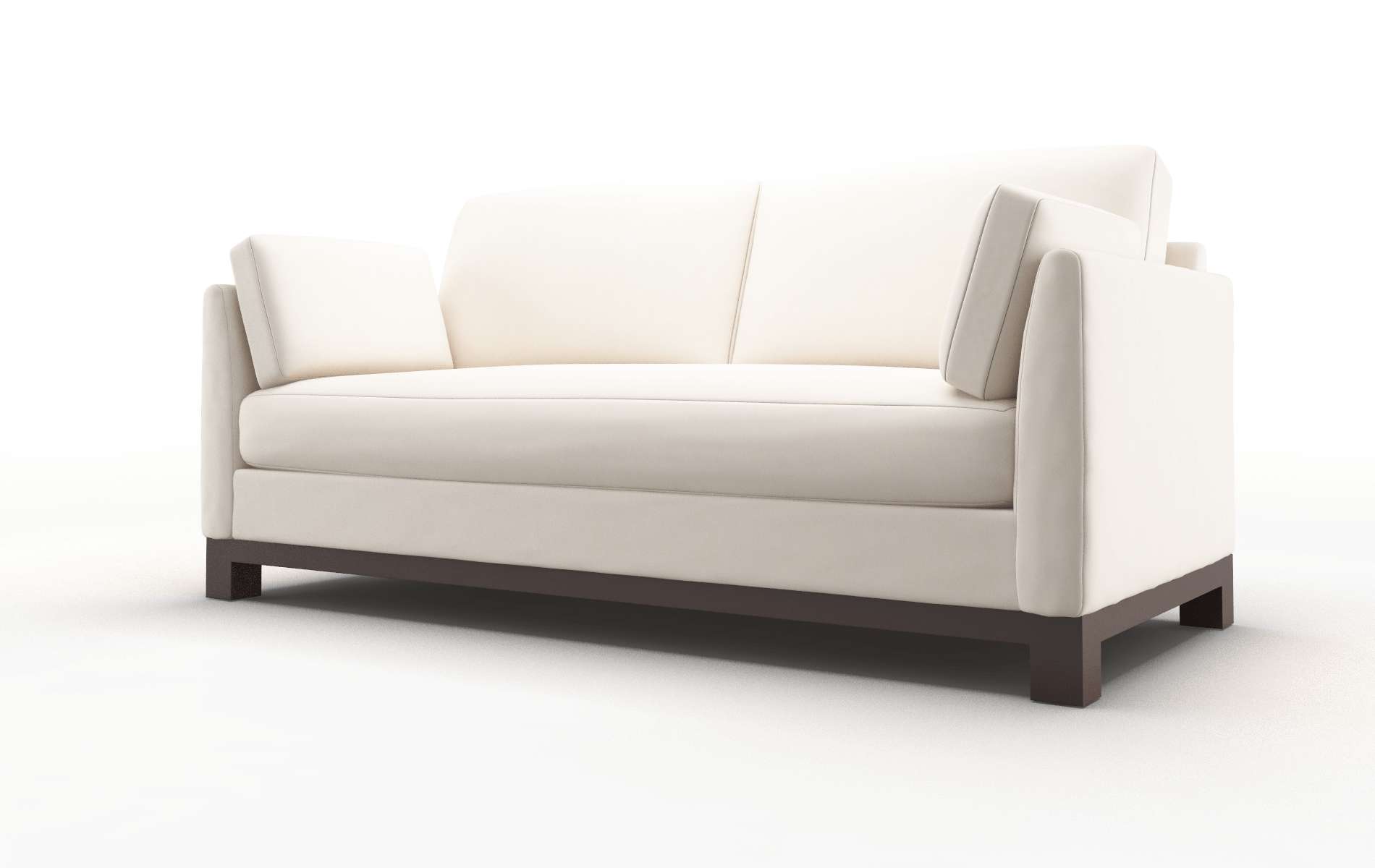 Dover Blanche Milky Sofa espresso legs 4