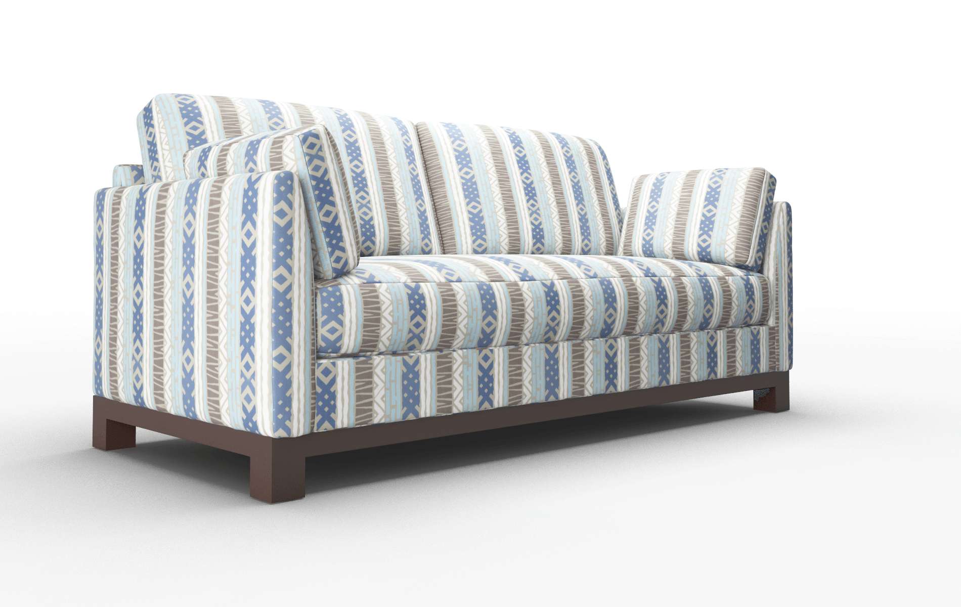 Dover Bodhi Indigo Sofa espresso legs 2