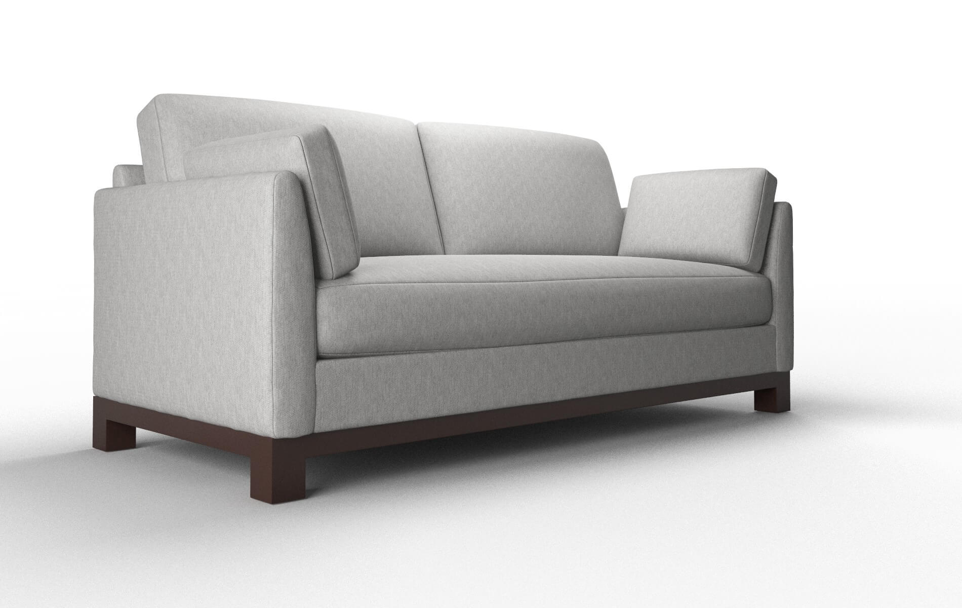 Dover Bungalow Graphite Sofa espresso legs 2
