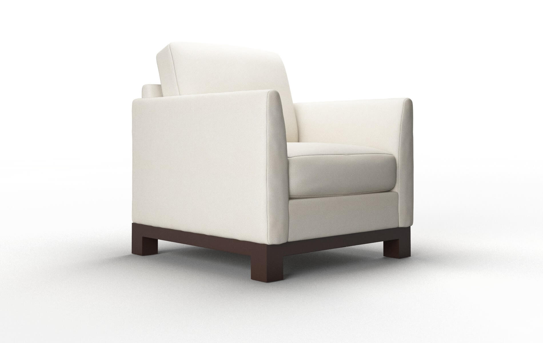 Dover Bungalow Ivory Chair espresso legs 2