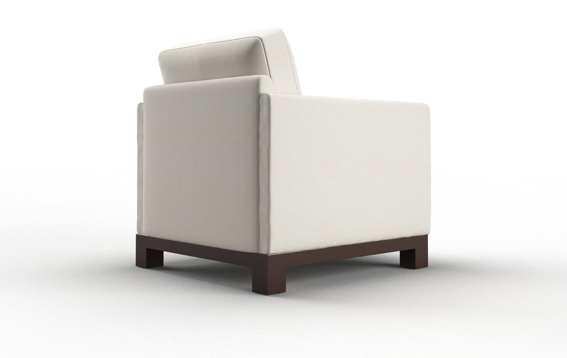 Dover Bungalow Ivory Chair espresso legs 5