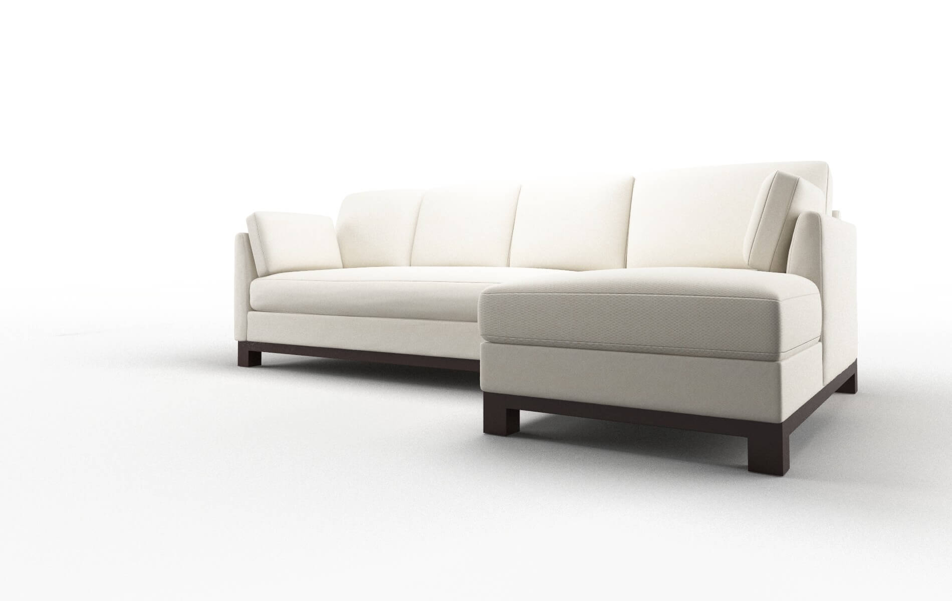 Dover Bungalow Ivory Panel espresso legs 4