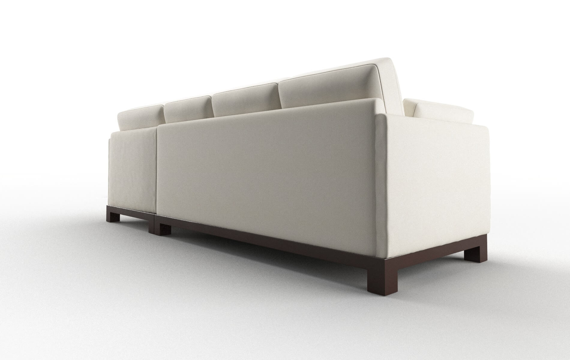 Dover Bungalow Ivory Panel espresso legs 5