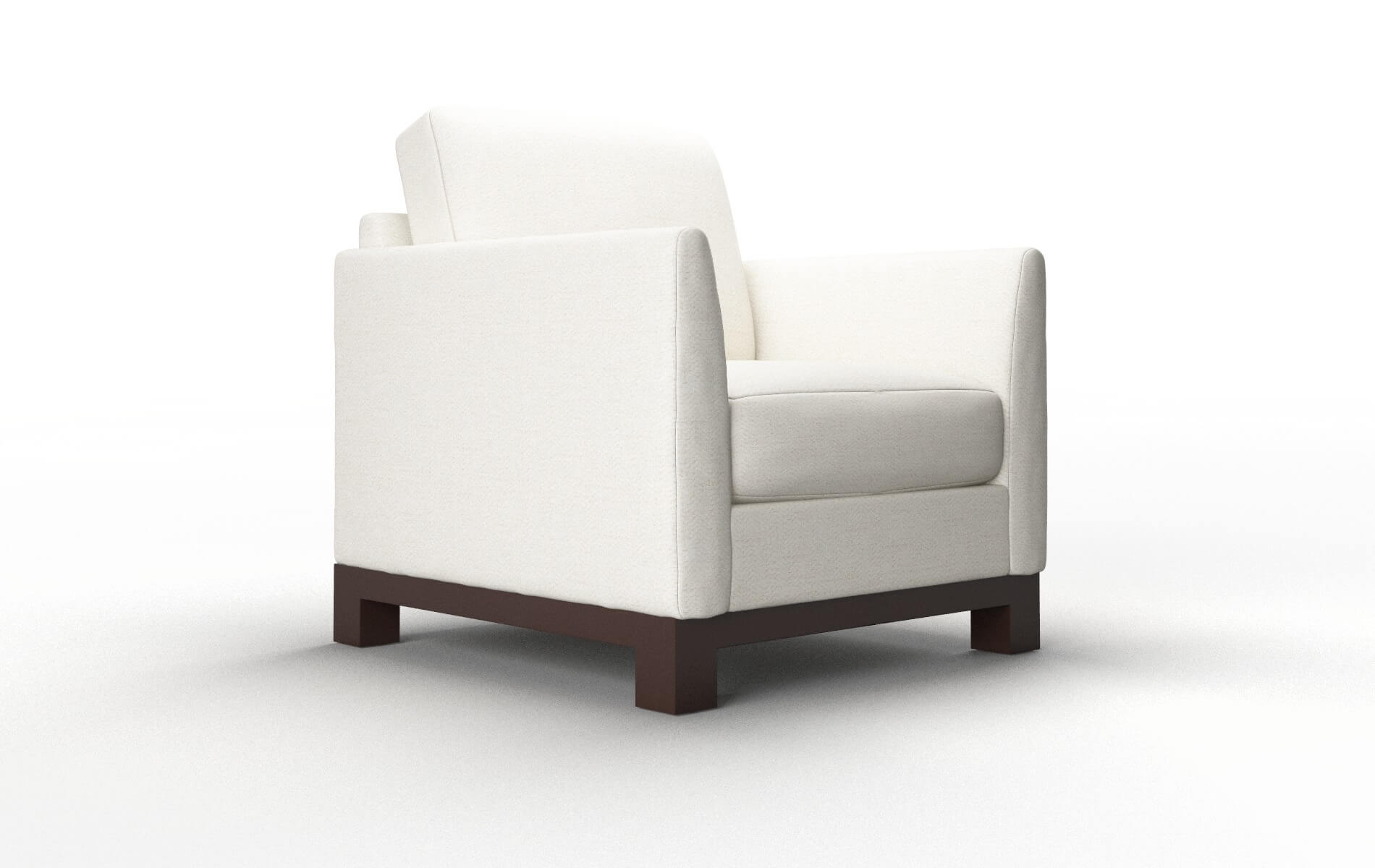 Dover Catalina Ivory Chair espresso legs 2