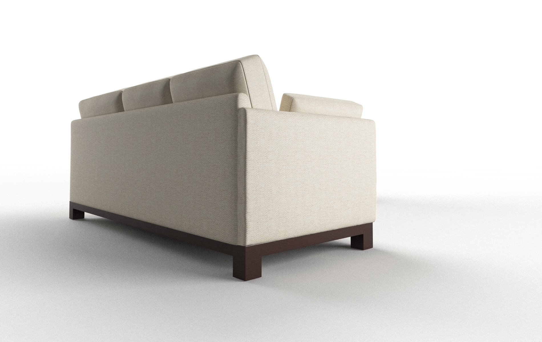 Dover Catalina Wheat Sectional espresso legs 3