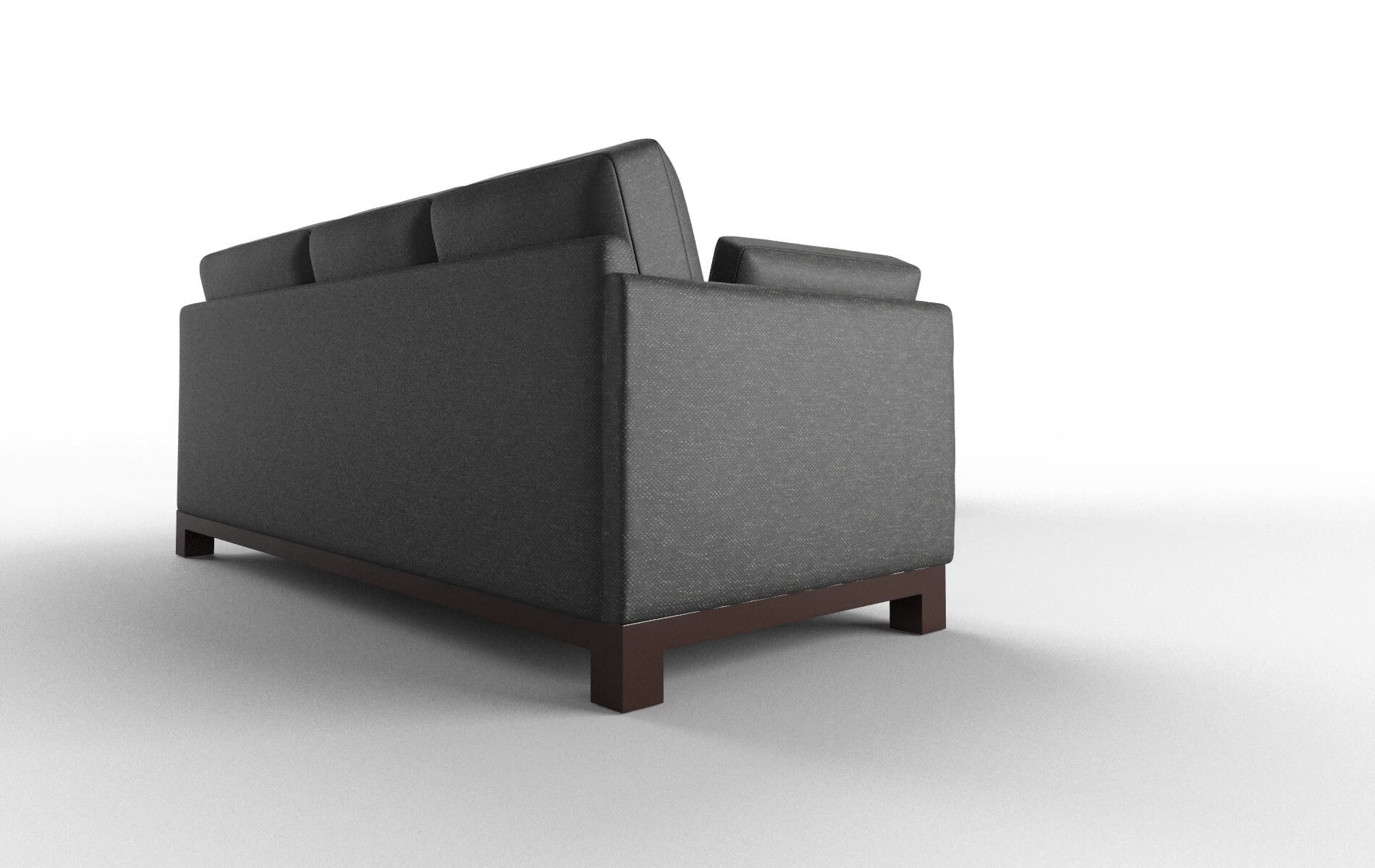 Dover Chance Denim Sectional espresso legs 3