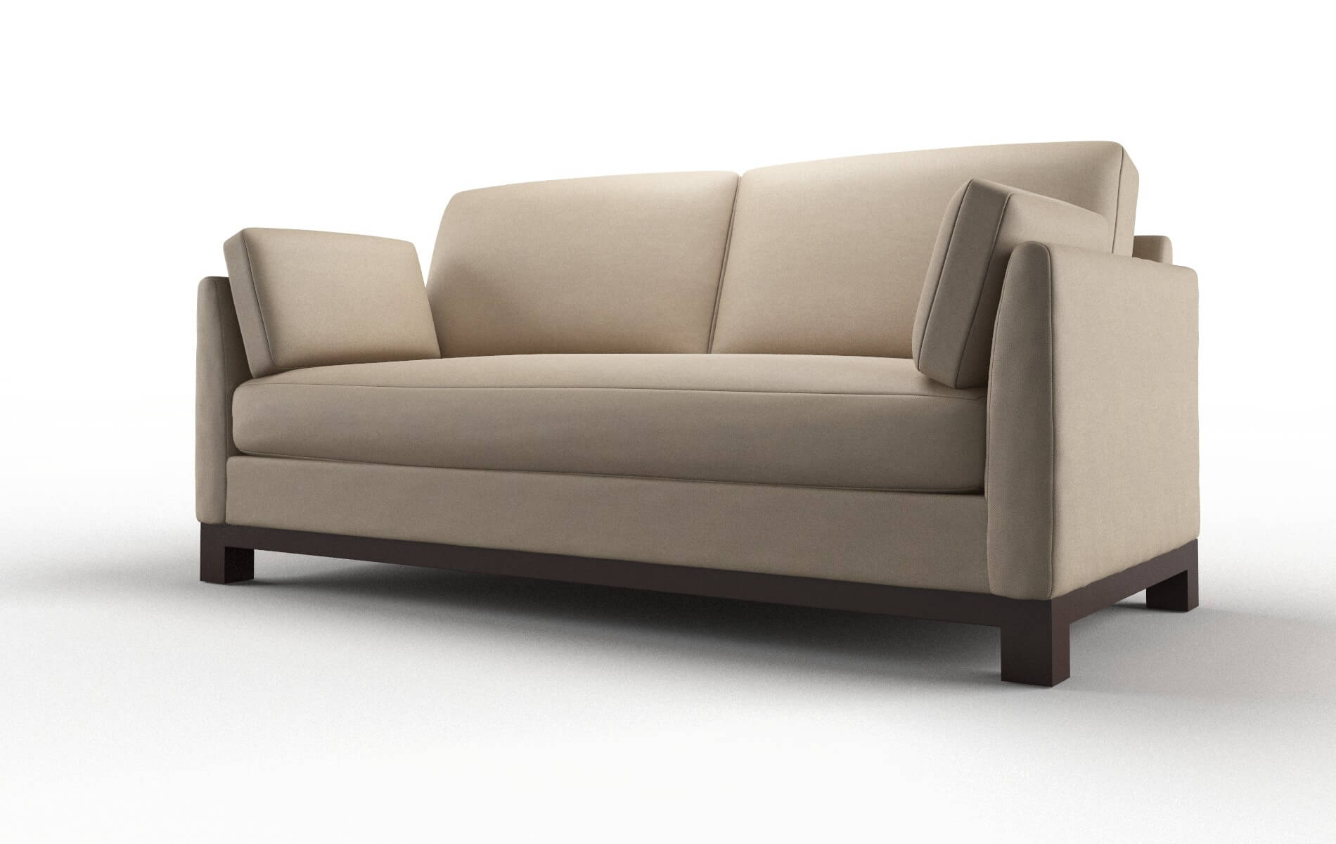 Dover Chance Platinum Sofa espresso legs 5