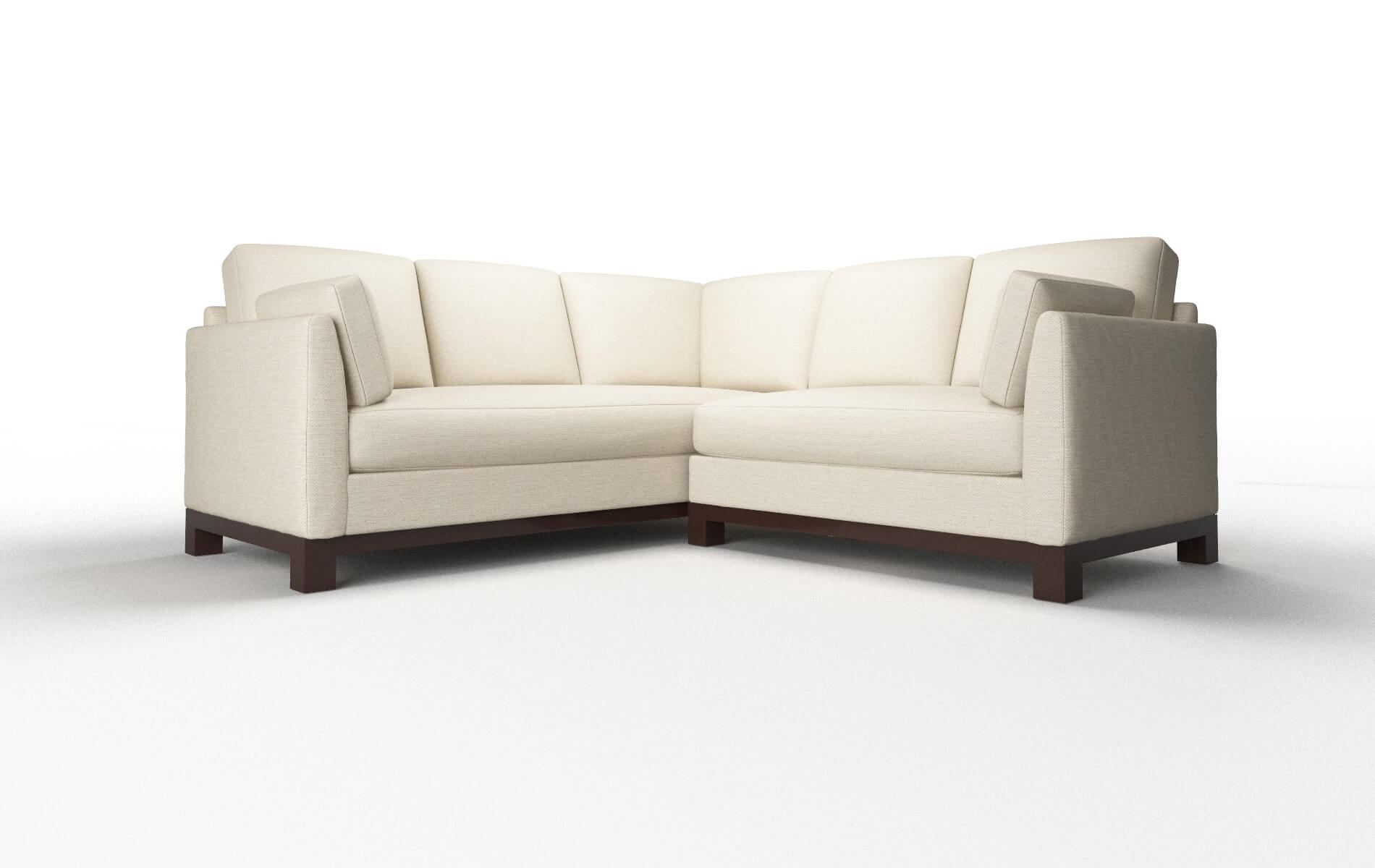 Dover Chance Sand Sectional espresso legs 1