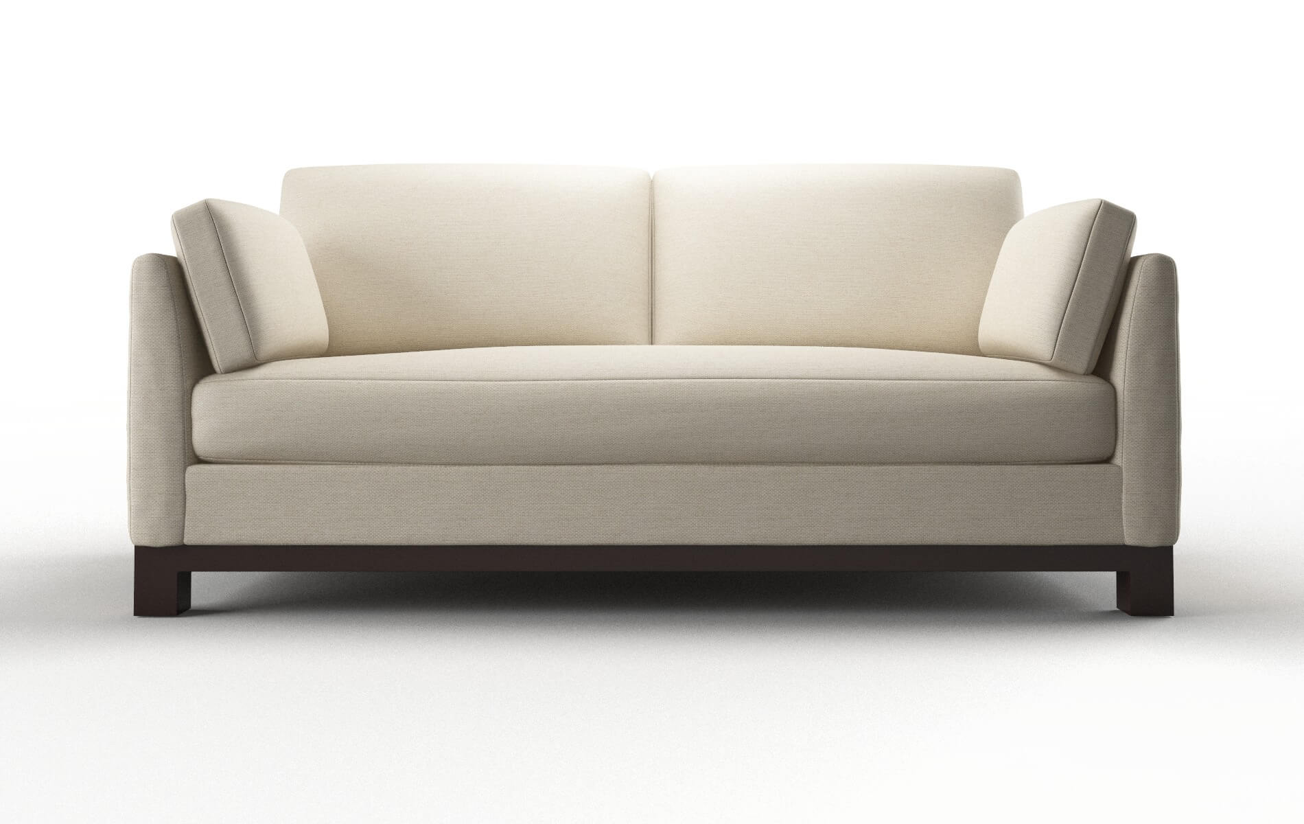 Dover Chance sand Sofa Espresso Legs  1