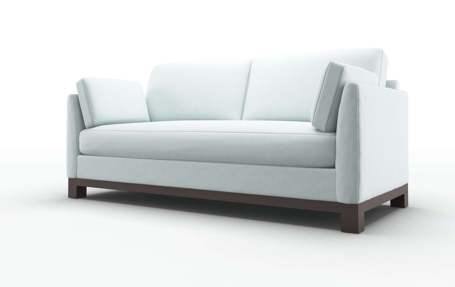 Dover Clyde Cornflower Sofa espresso legs 4