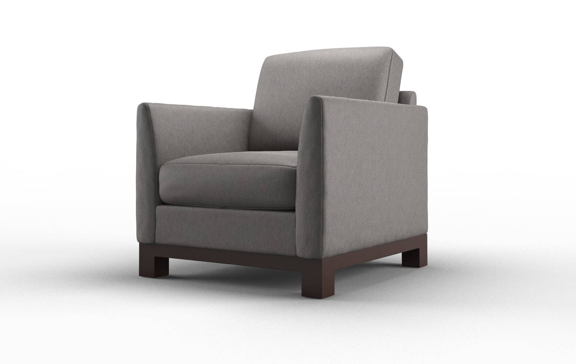 Dover Cosmo Charcoal Chair espresso legs 4