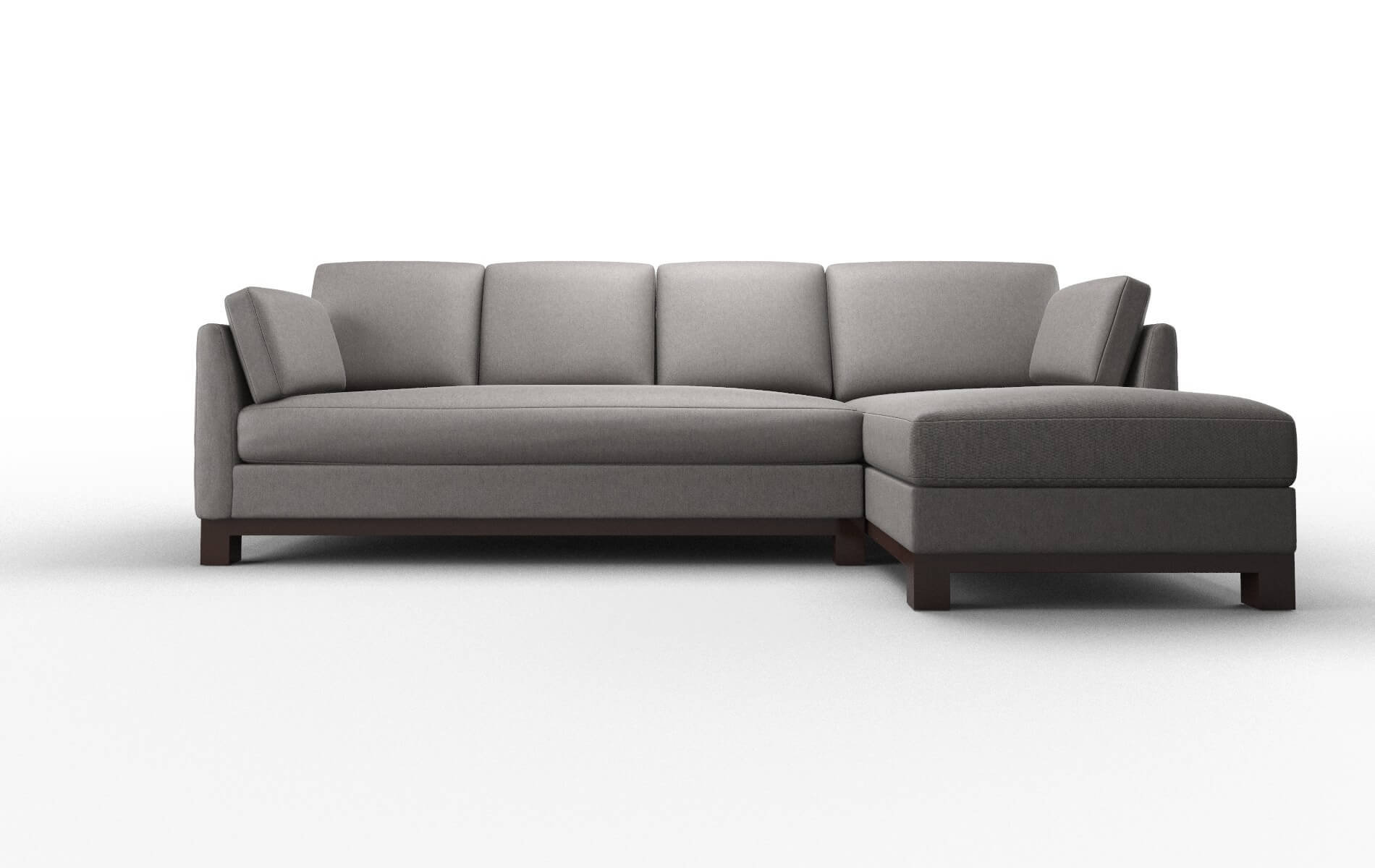 Dover Cosmo Charcoal Panel espresso legs 1