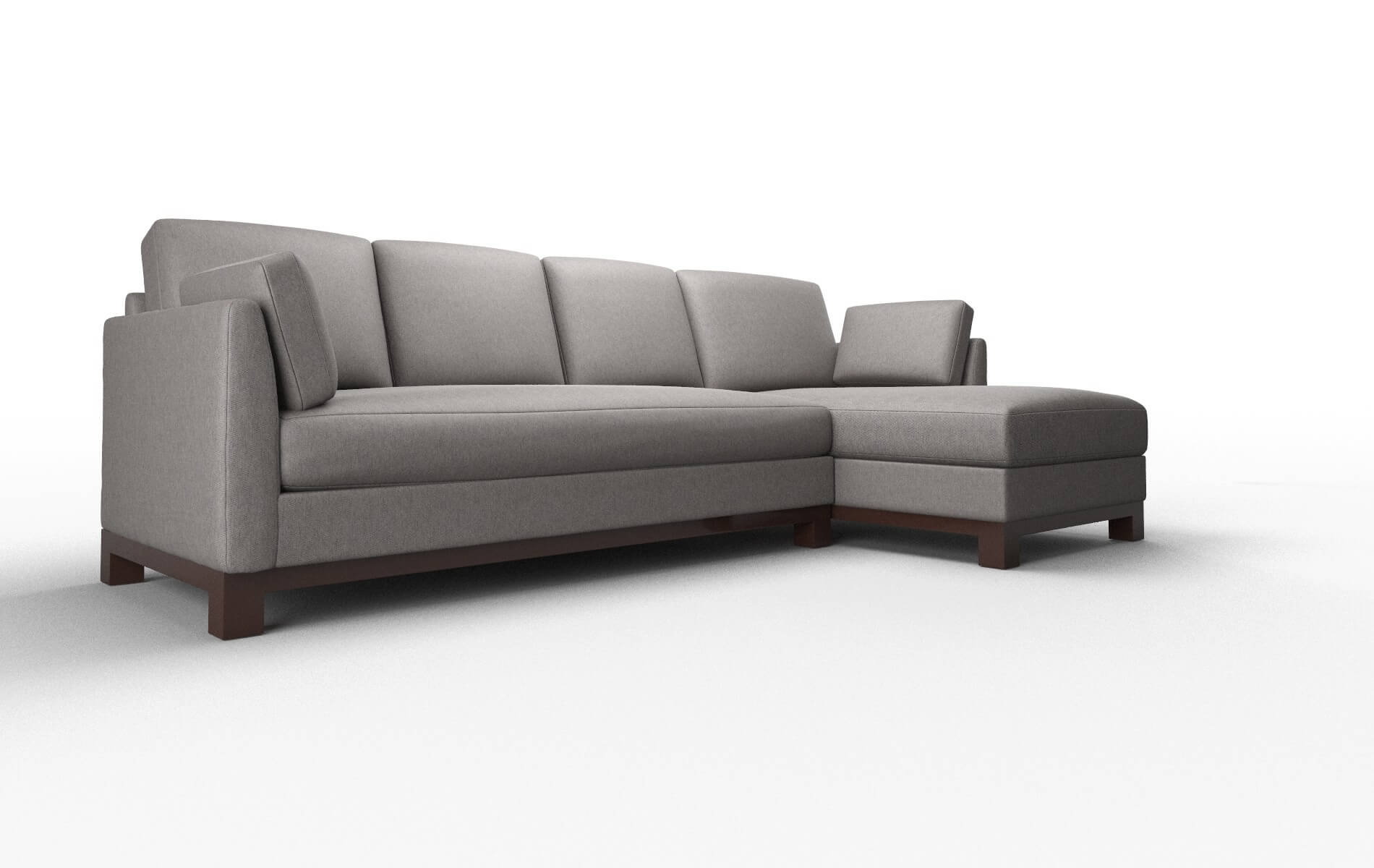 Dover Cosmo Charcoal Panel espresso legs 2