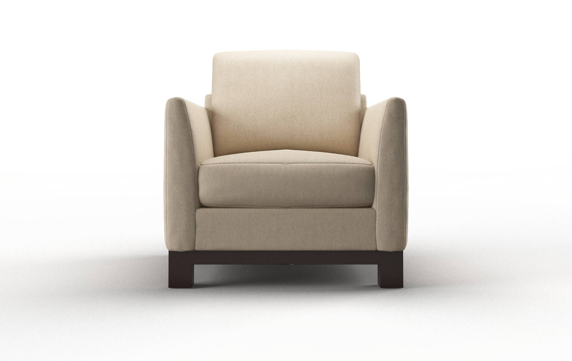 Dover Cosmo Fawn chair espresso legs