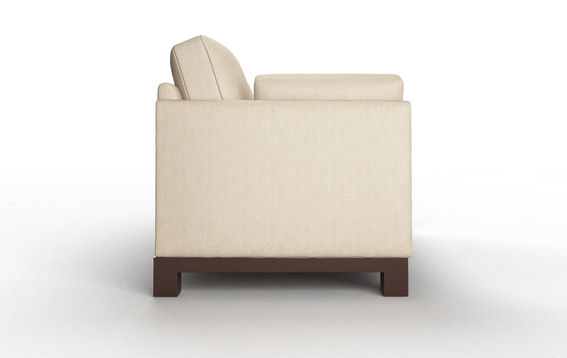 Dover Cosmo Fawn Sofa espresso legs 3