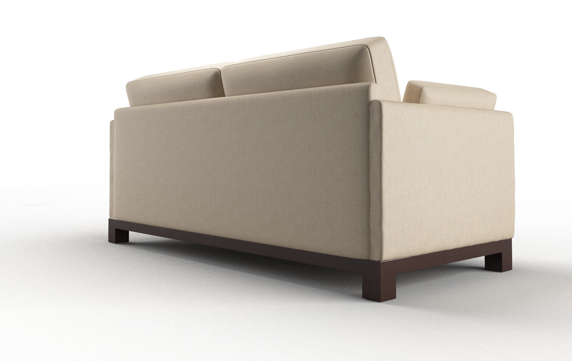 Dover Cosmo Fawn Sofa espresso legs 4