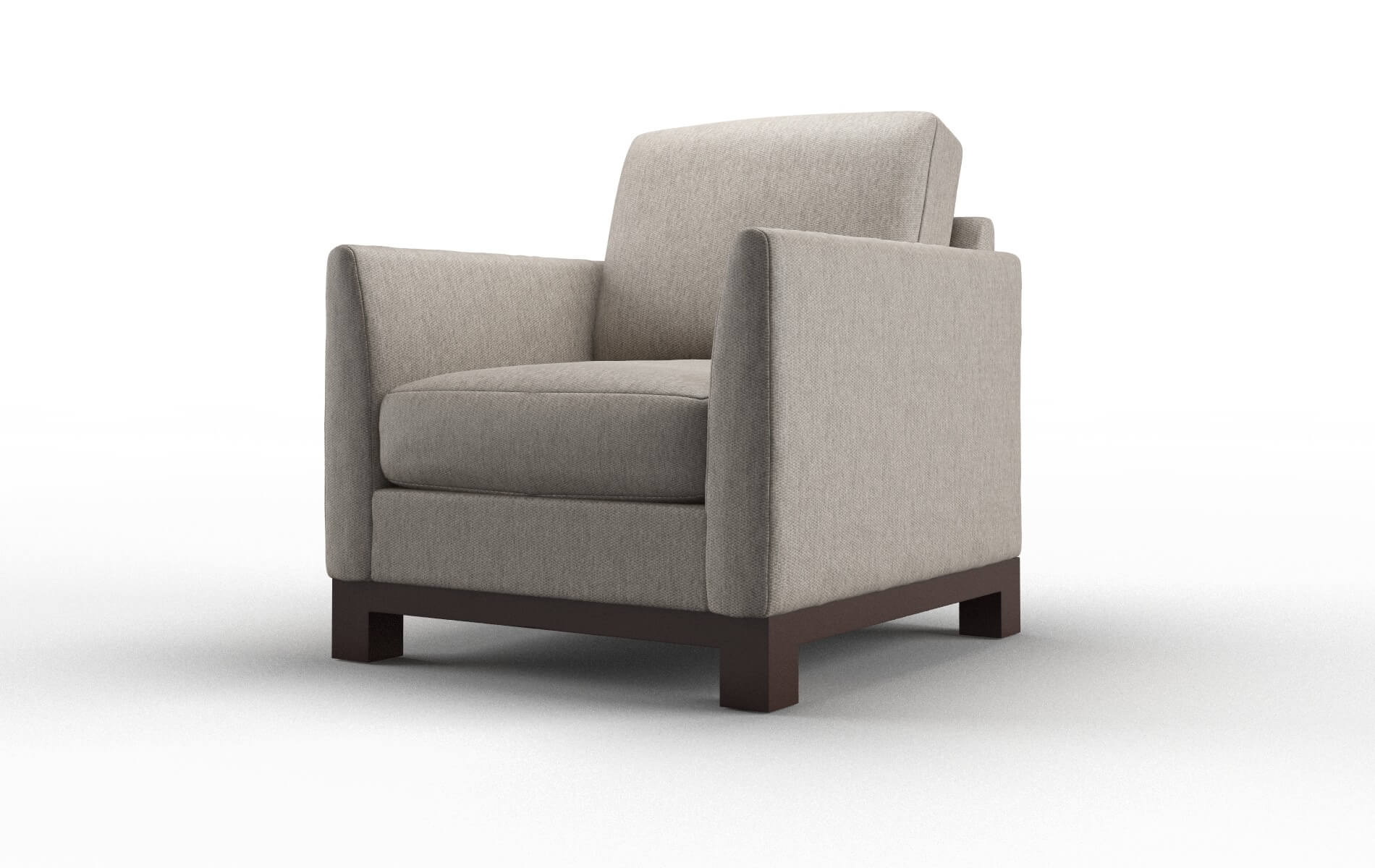 Dover Cosmo Taupe Chair espresso legs 4