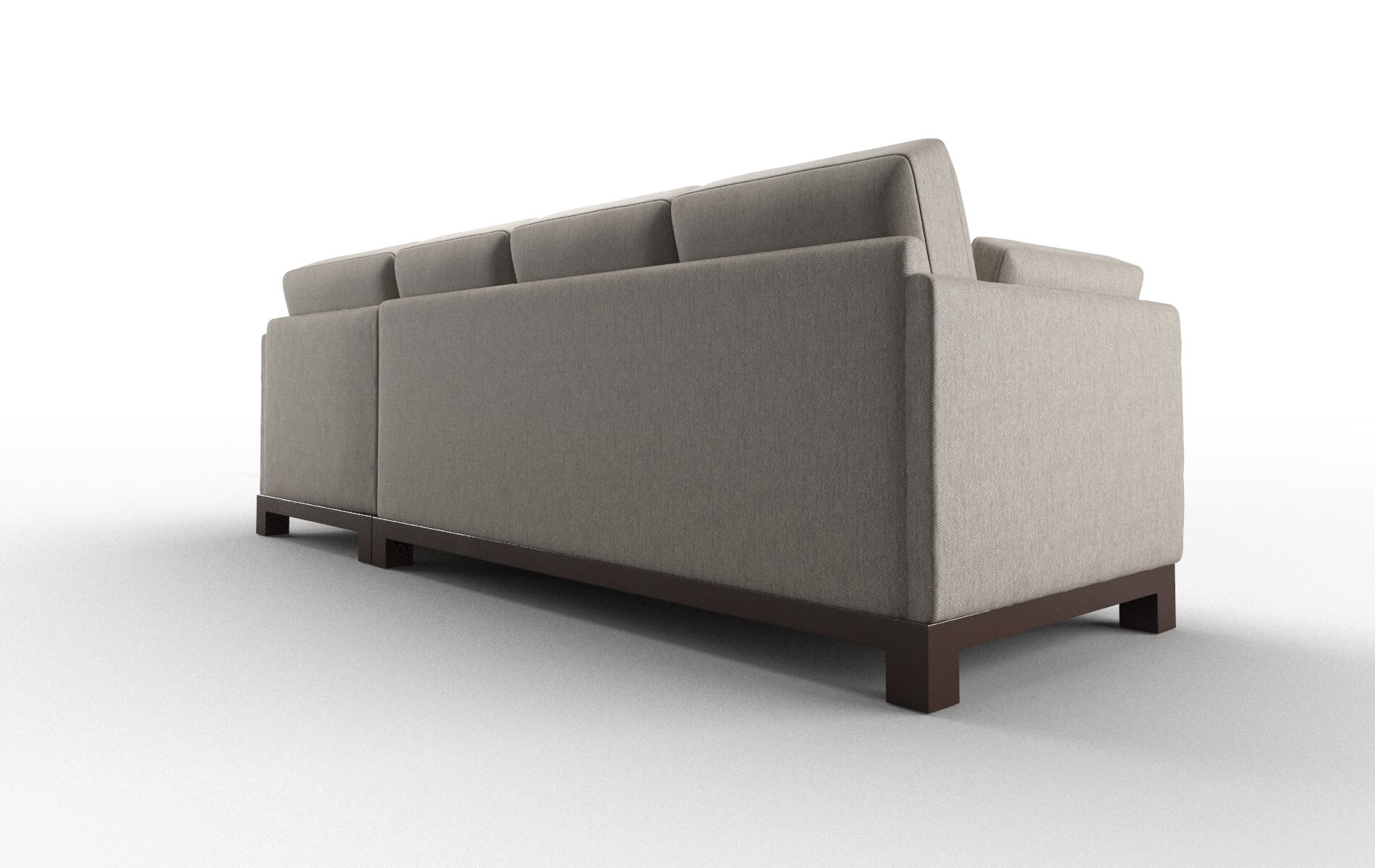 Dover Cosmo Taupe Panel espresso legs 5