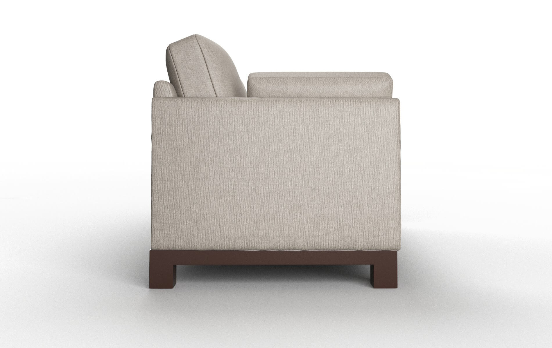 Dover Cosmo Taupe Sofa espresso legs 3