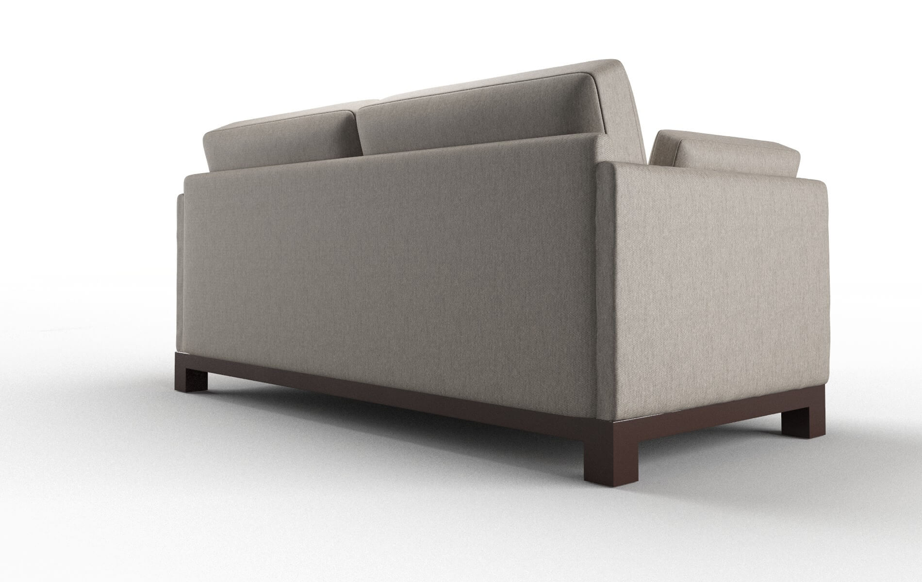 Dover Cosmo Taupe Sofa espresso legs 4