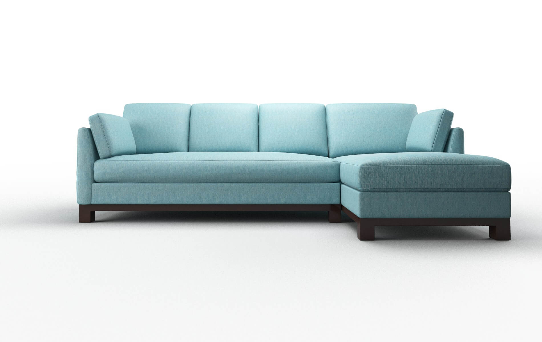 Dover Cosmo Turquoise Panel espresso legs 1