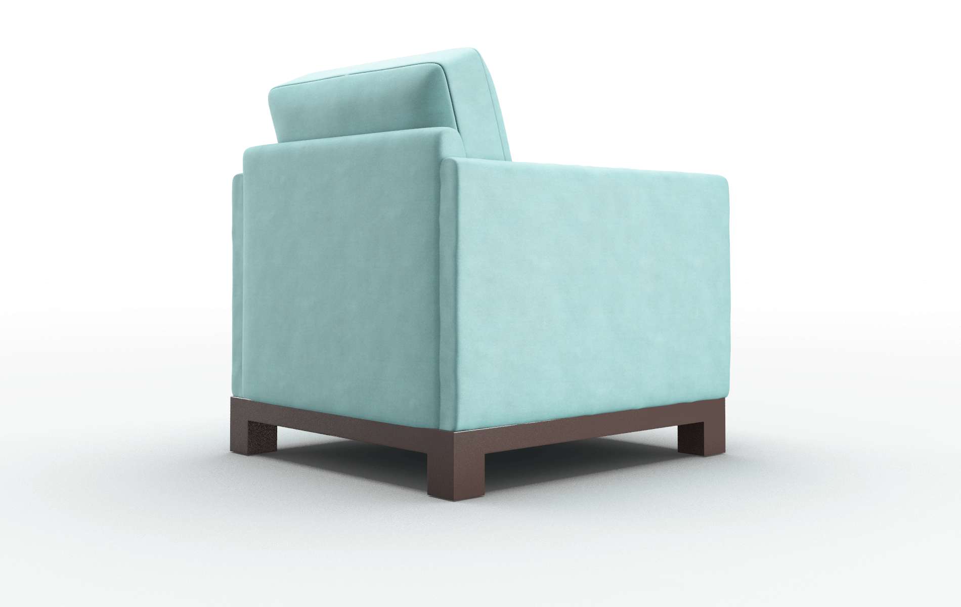 Dover Curious Turquoise Chair espresso legs 5