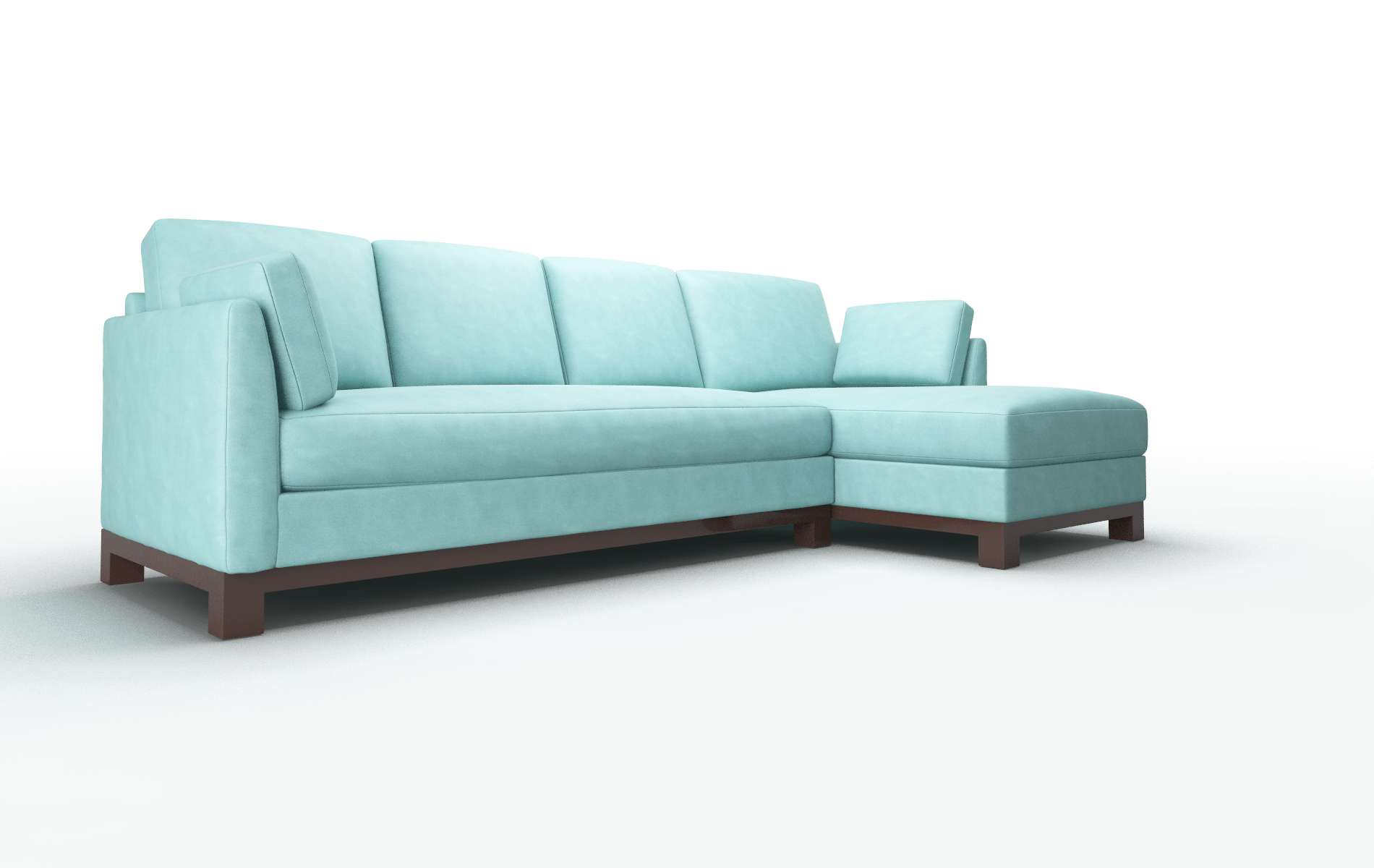 Dover Curious Turquoise Panel espresso legs 2