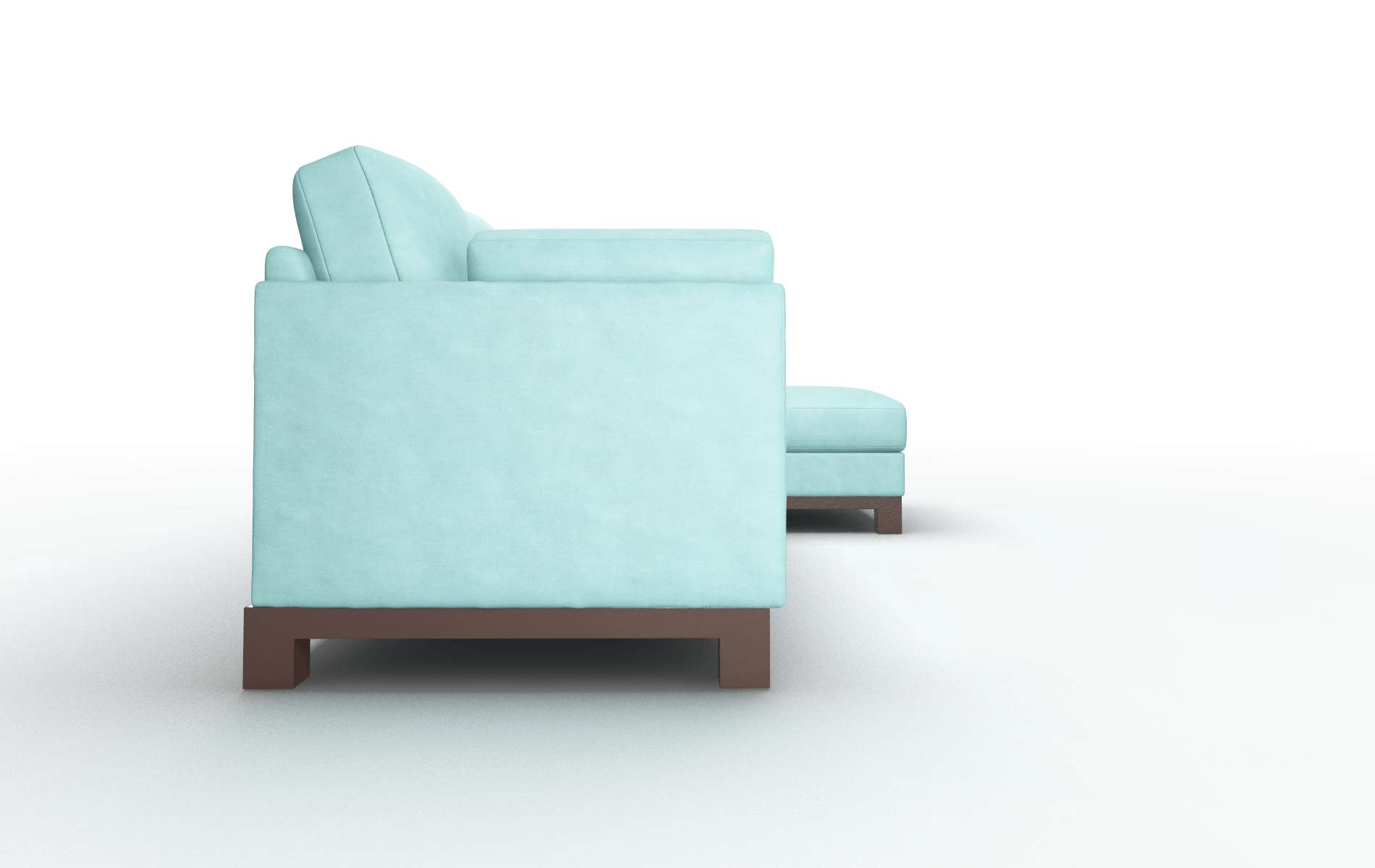 Dover Curious Turquoise Panel espresso legs 3
