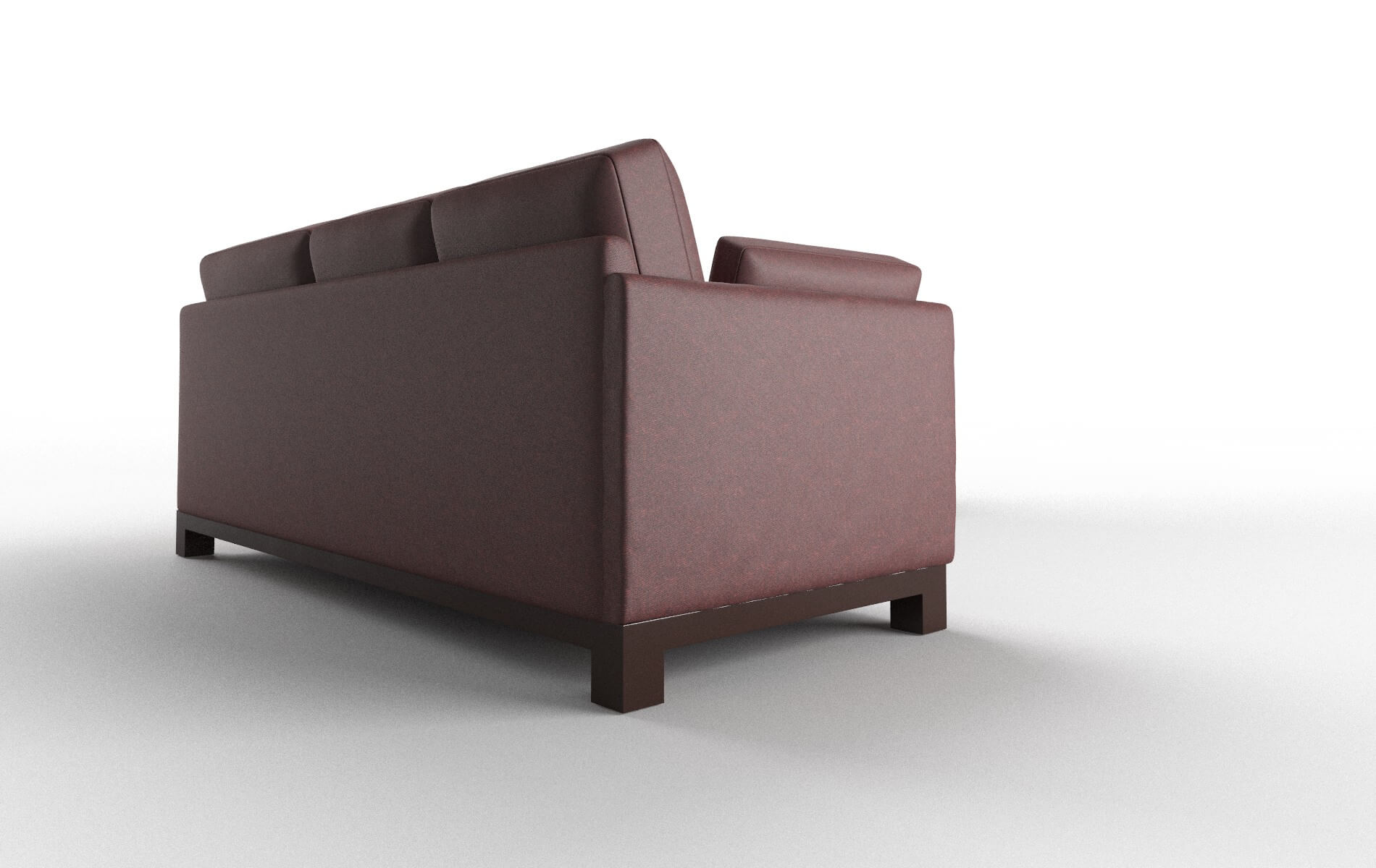 Dover Derby Berry Sectional espresso legs 3