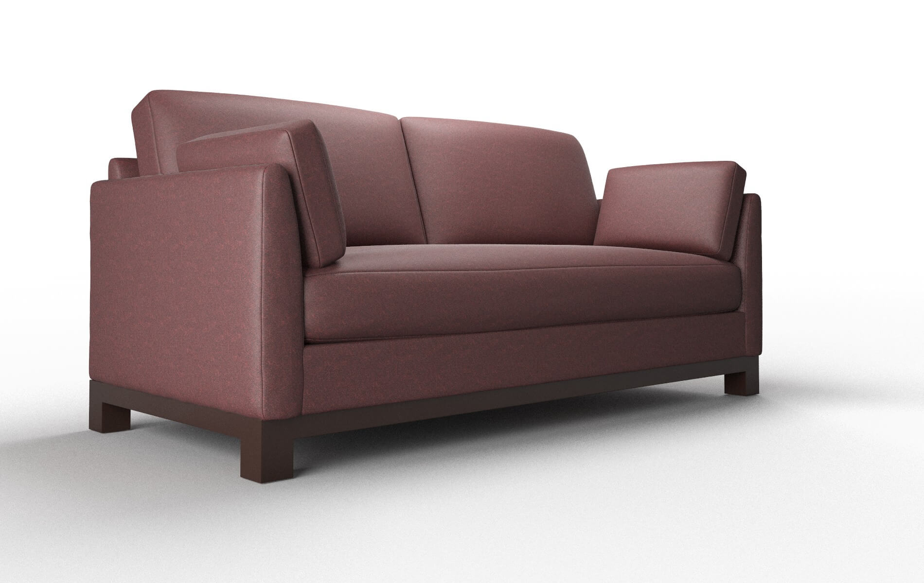 Dover Derby Berry Sofa espresso legs 2
