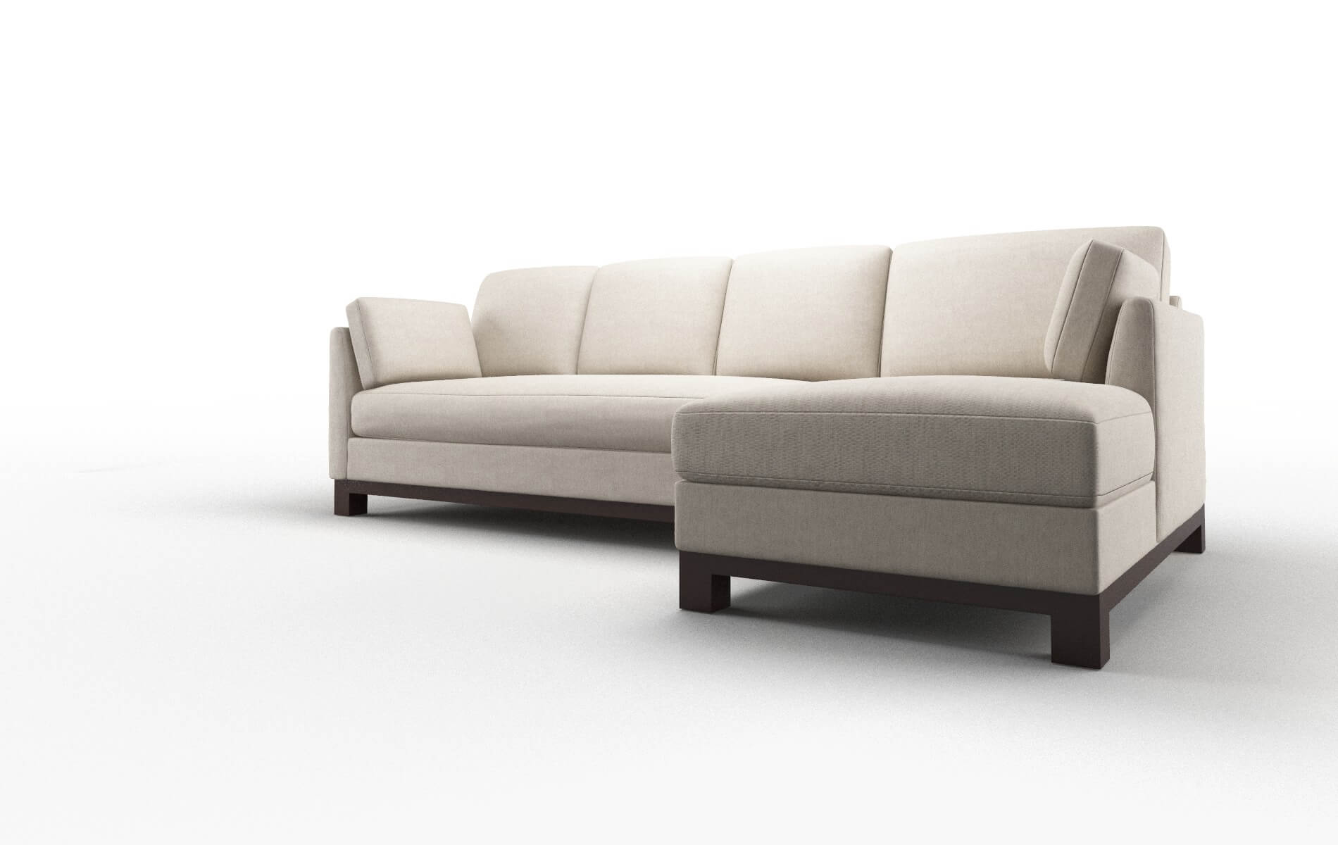 Dover Derby Linen Panel espresso legs 4