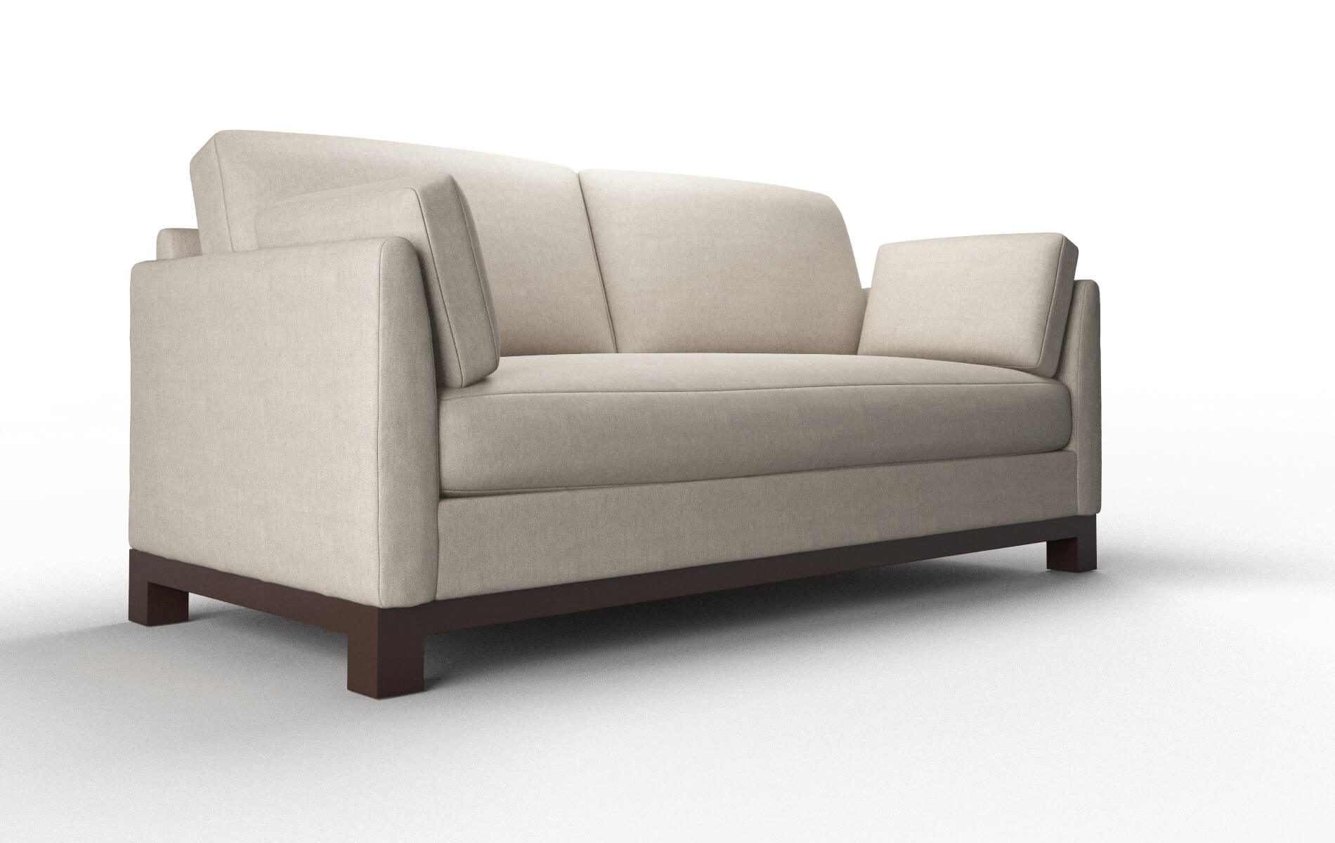 Dover Derby Linen Sofa espresso legs 2