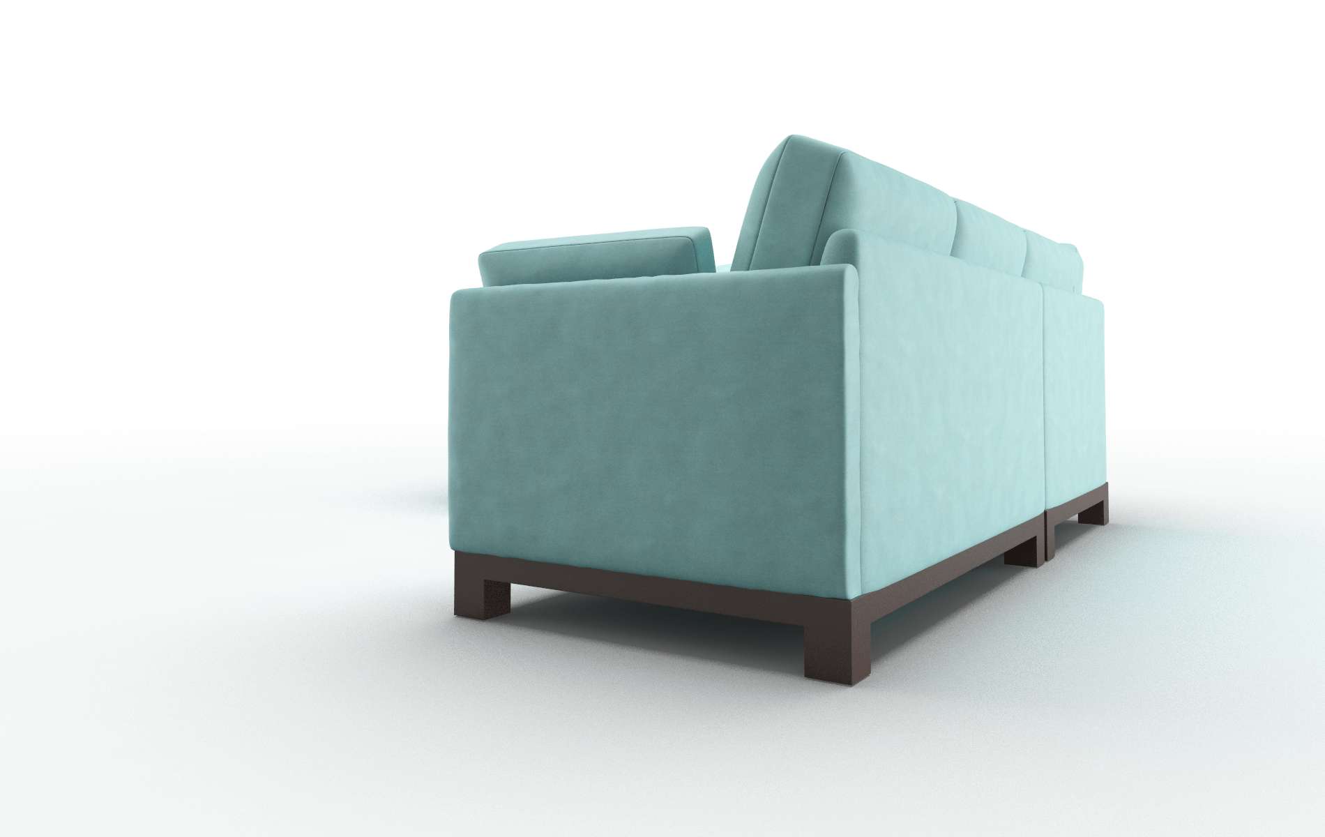 Dover Dream_d French_blue Sectional espresso legs 4