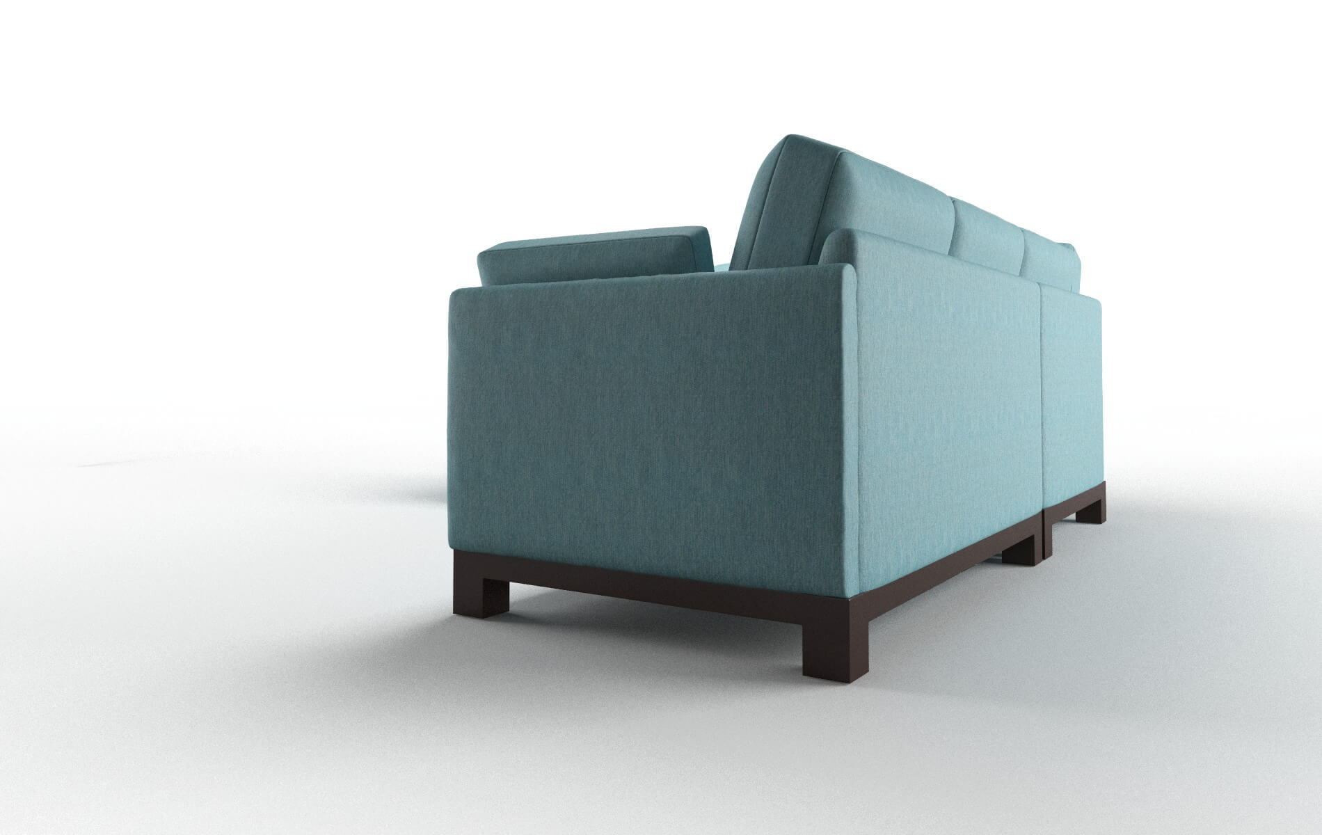 Dover Dream_d Peacock Sectional espresso legs 4