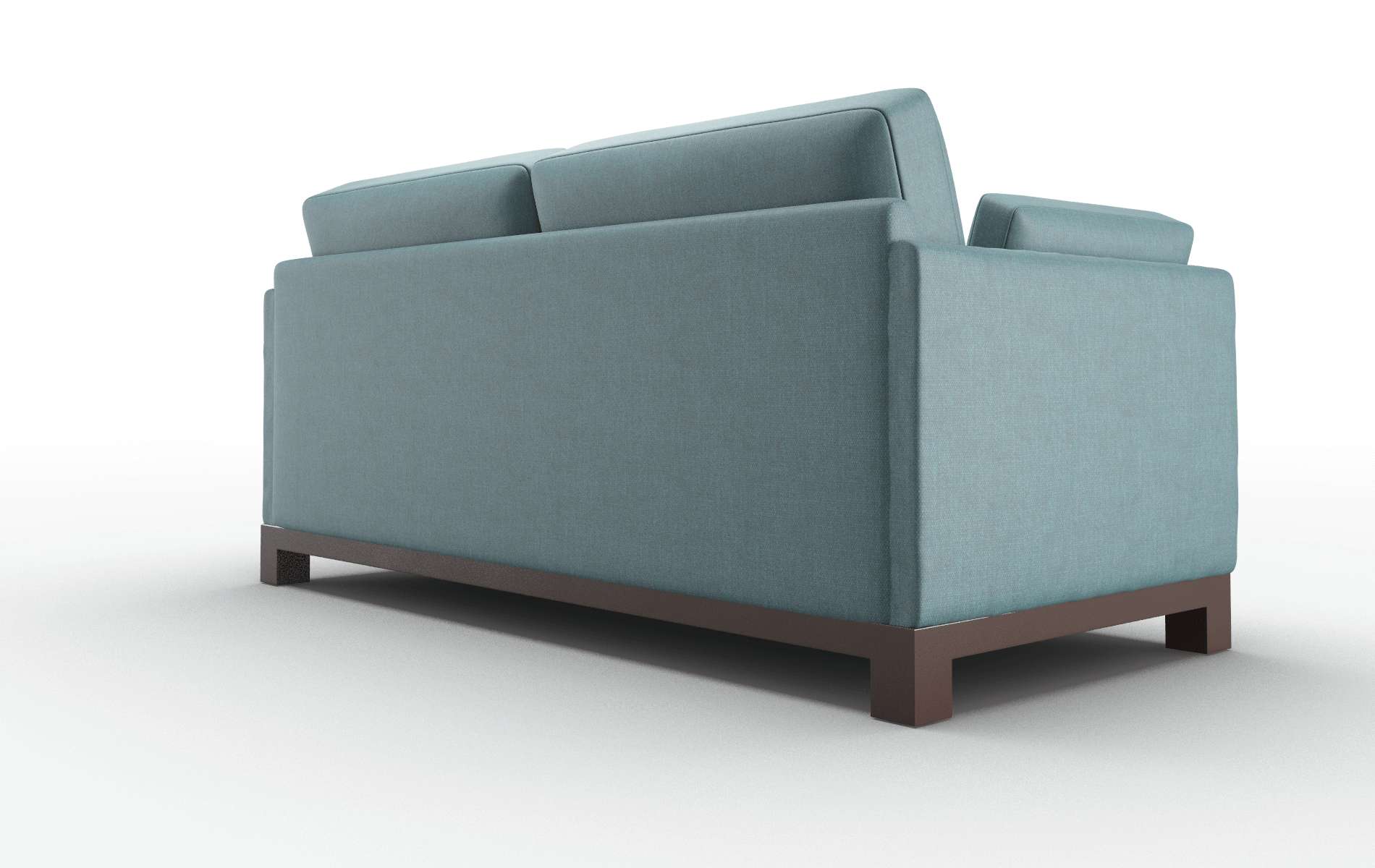 Dover Elliot Teal Sofa espresso legs 5
