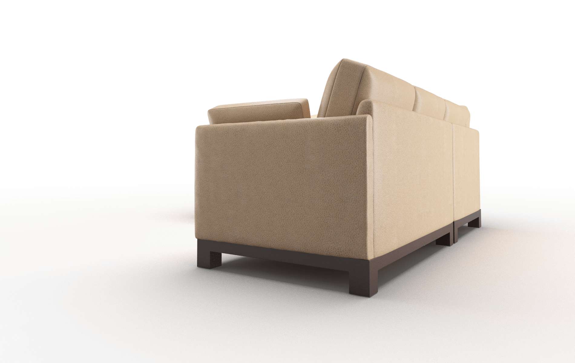 Dover Ford Dune Sectional espresso legs 4