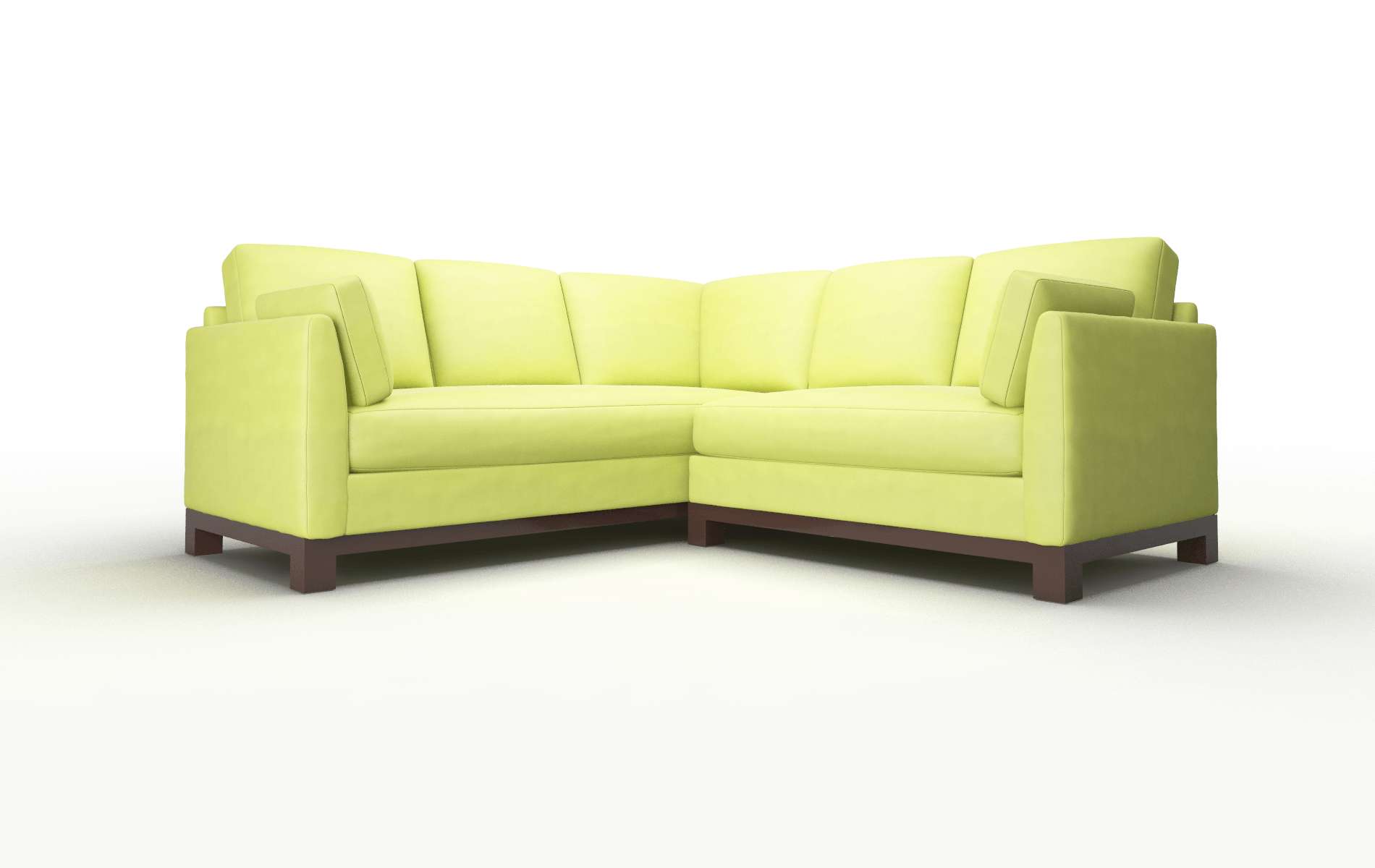 Dover Hathaway Apple Sectional espresso legs 1