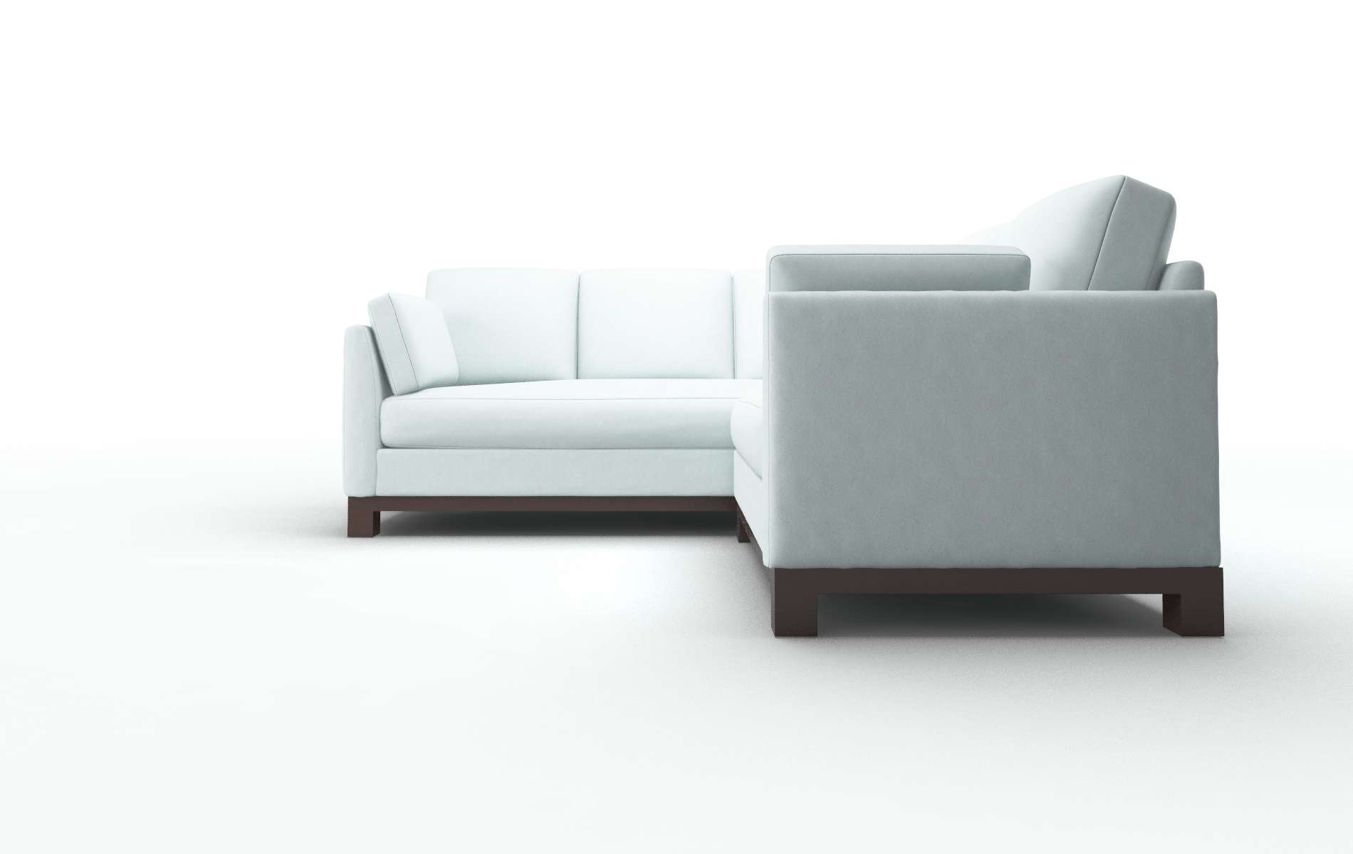 Dover Hepburn Peridot Sectional espresso legs 5